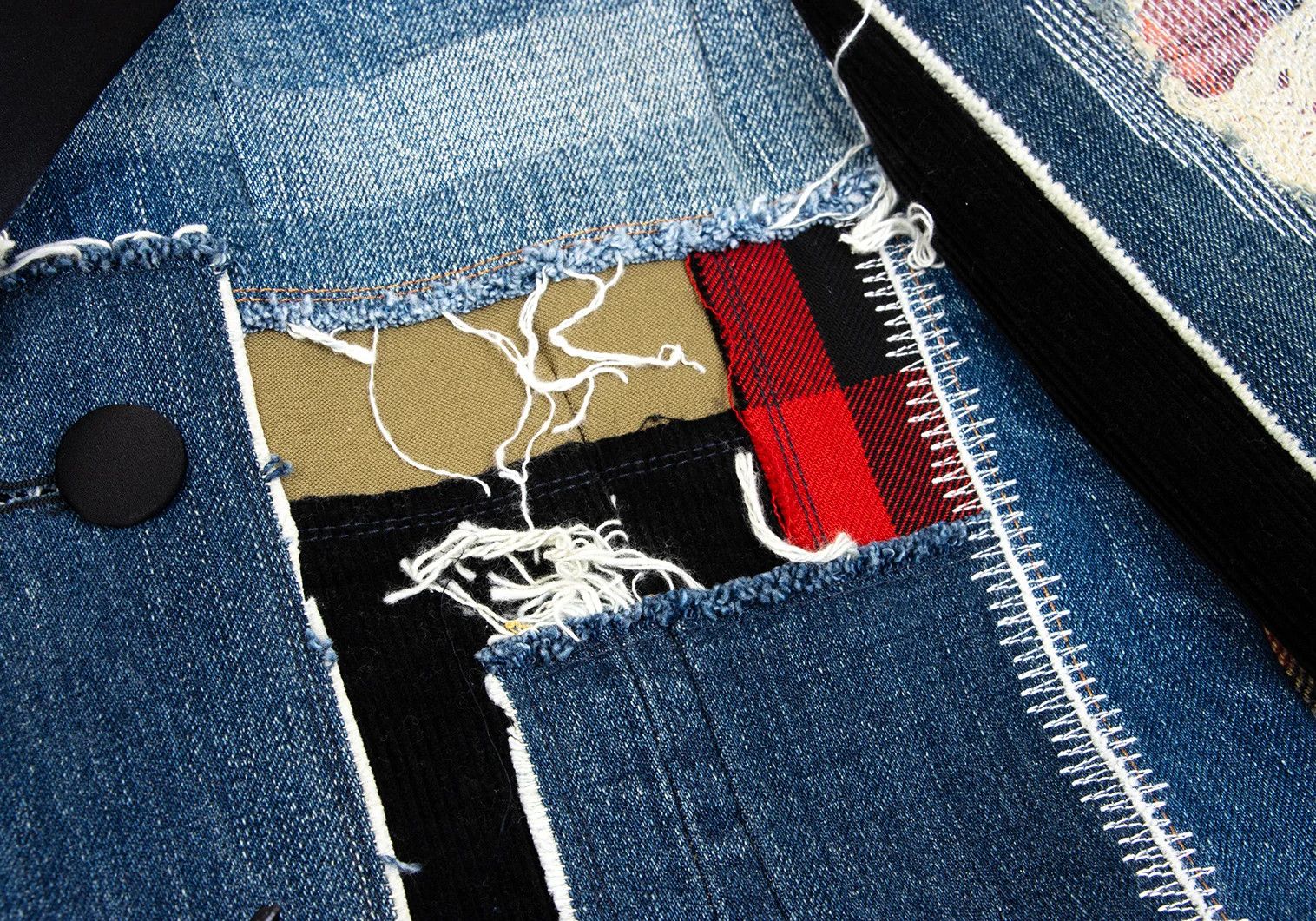 Junya Watanabe Patchwork Denim Coat in Indigo and Other Colors, XS Size US XS / EU 42 / 0 - 5 Thumbnail