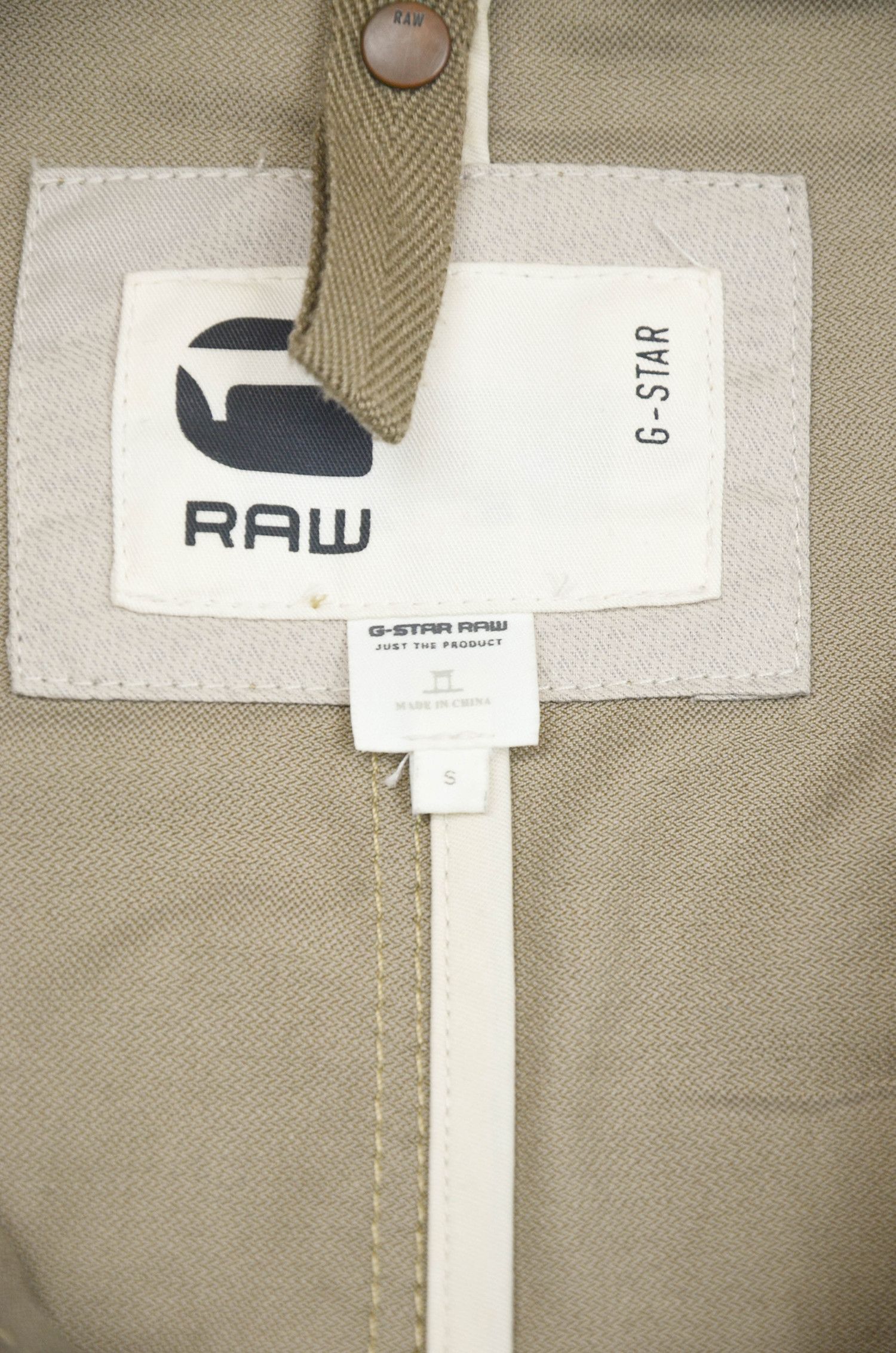 G-Star G-Star RAW Garber Gunner Beige Trench - Size S Size US S / EU 44-46 / 1 - 9 Thumbnail