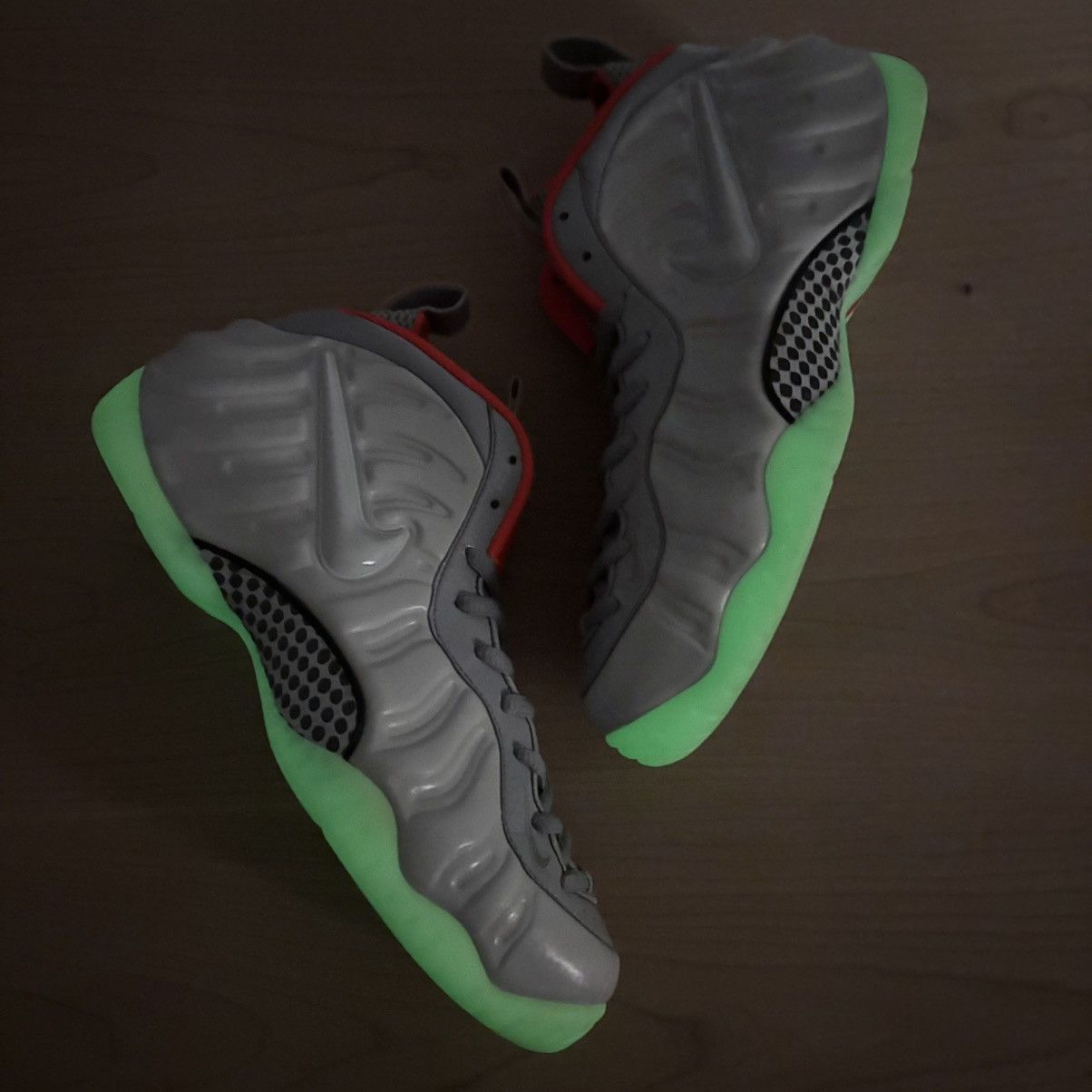 Nike Size 10.5-Nike Foamposite Premium Pure PlatinumNO BOX/INSOLE Size US 10.5 / EU 43-44 - 13 Thumbnail