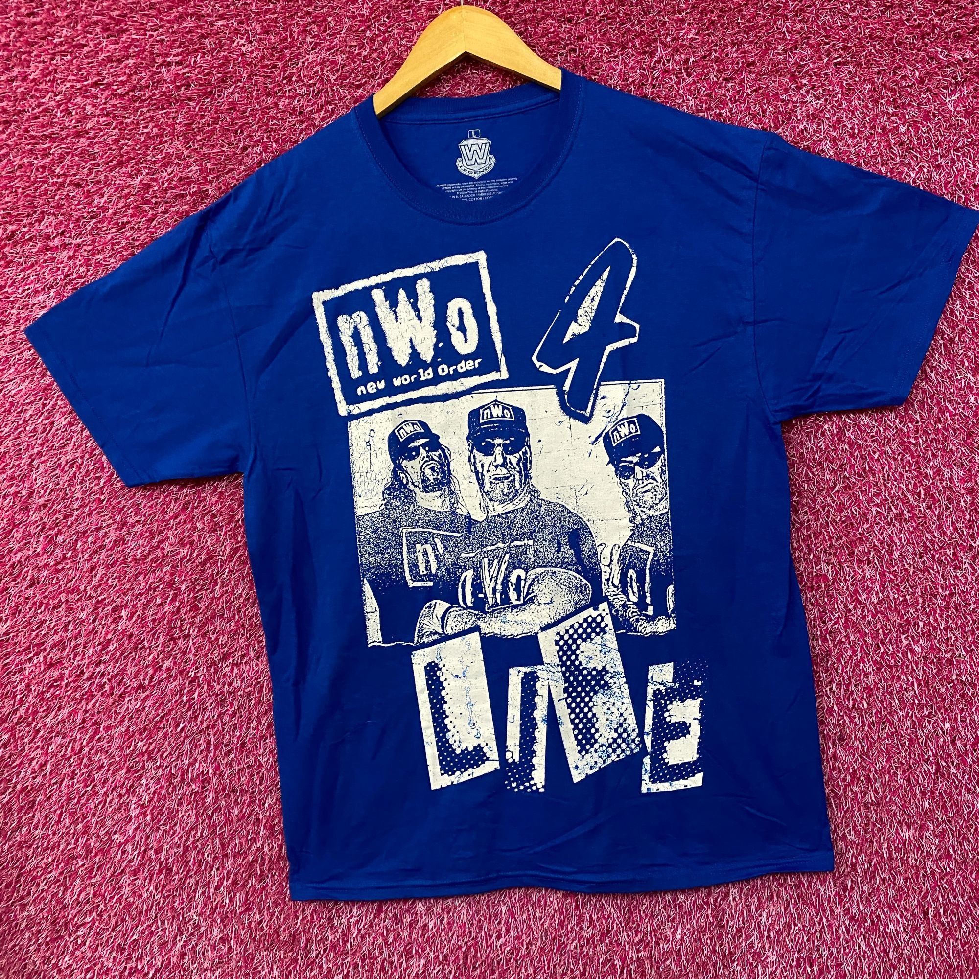 WWE WWE New World Order nWo 4 Life T-Shirt Large Size US L / EU 52-54 / 3 - 3 Thumbnail