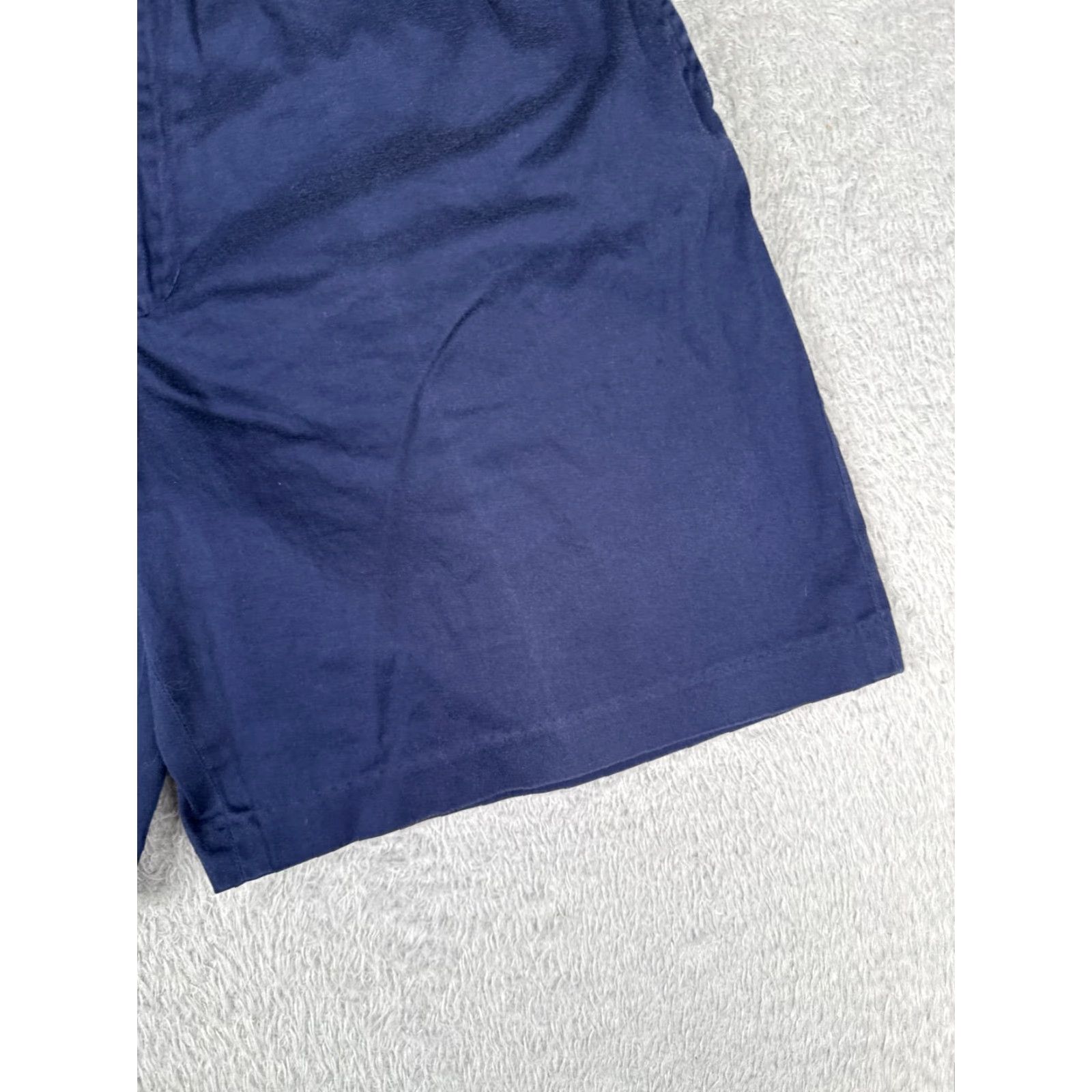 Vintage VINTAGE Polo Sport Ralph Lauren Shorts Women 12 Blue Pleated Cotton Twill 32x9 Size 34" / US 12 / IT 48 - 2 Thumbnail