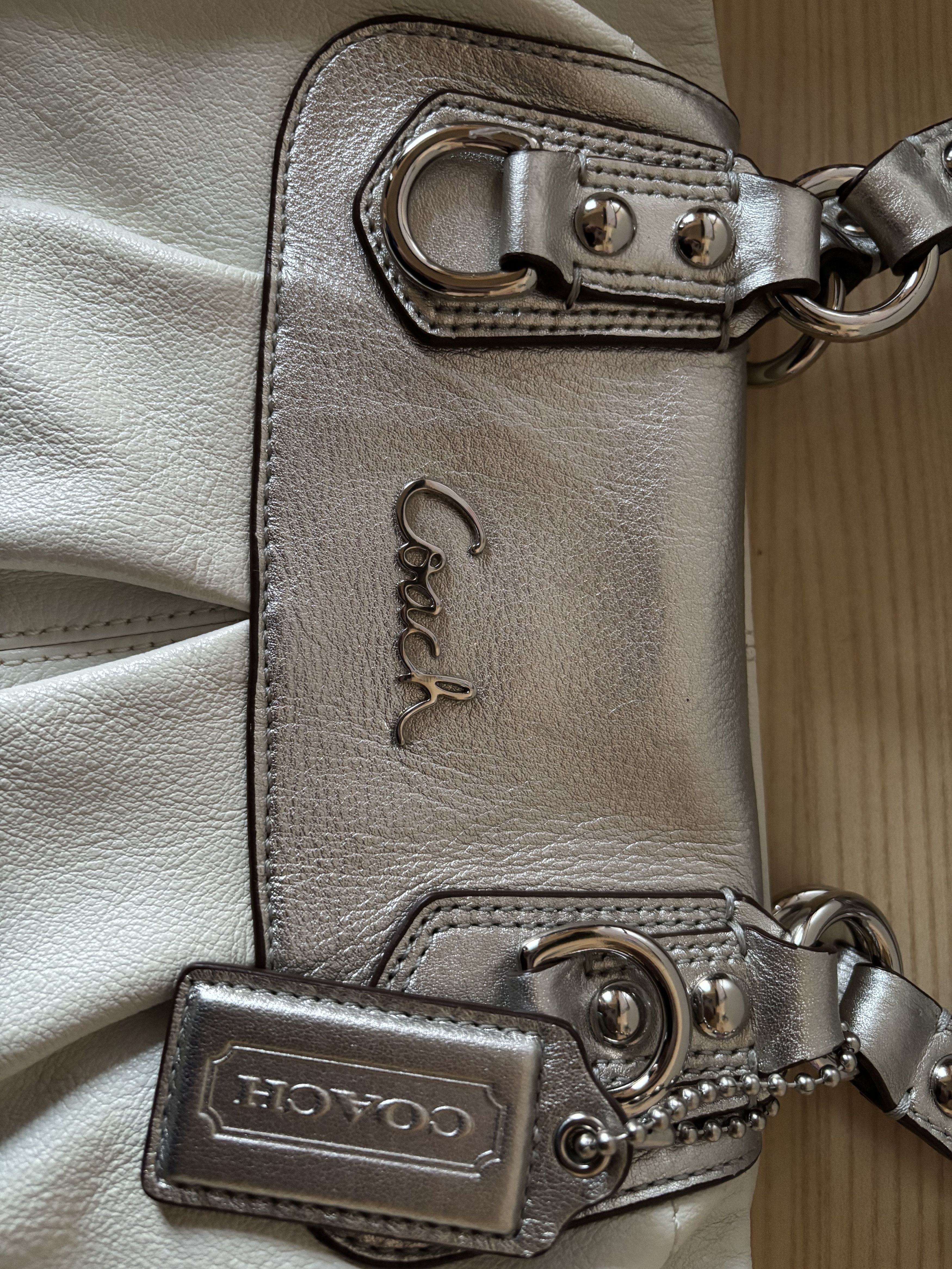 Coach Coach Ashley Leather Satchel (F15513) Size ONE SIZE - 7 Thumbnail
