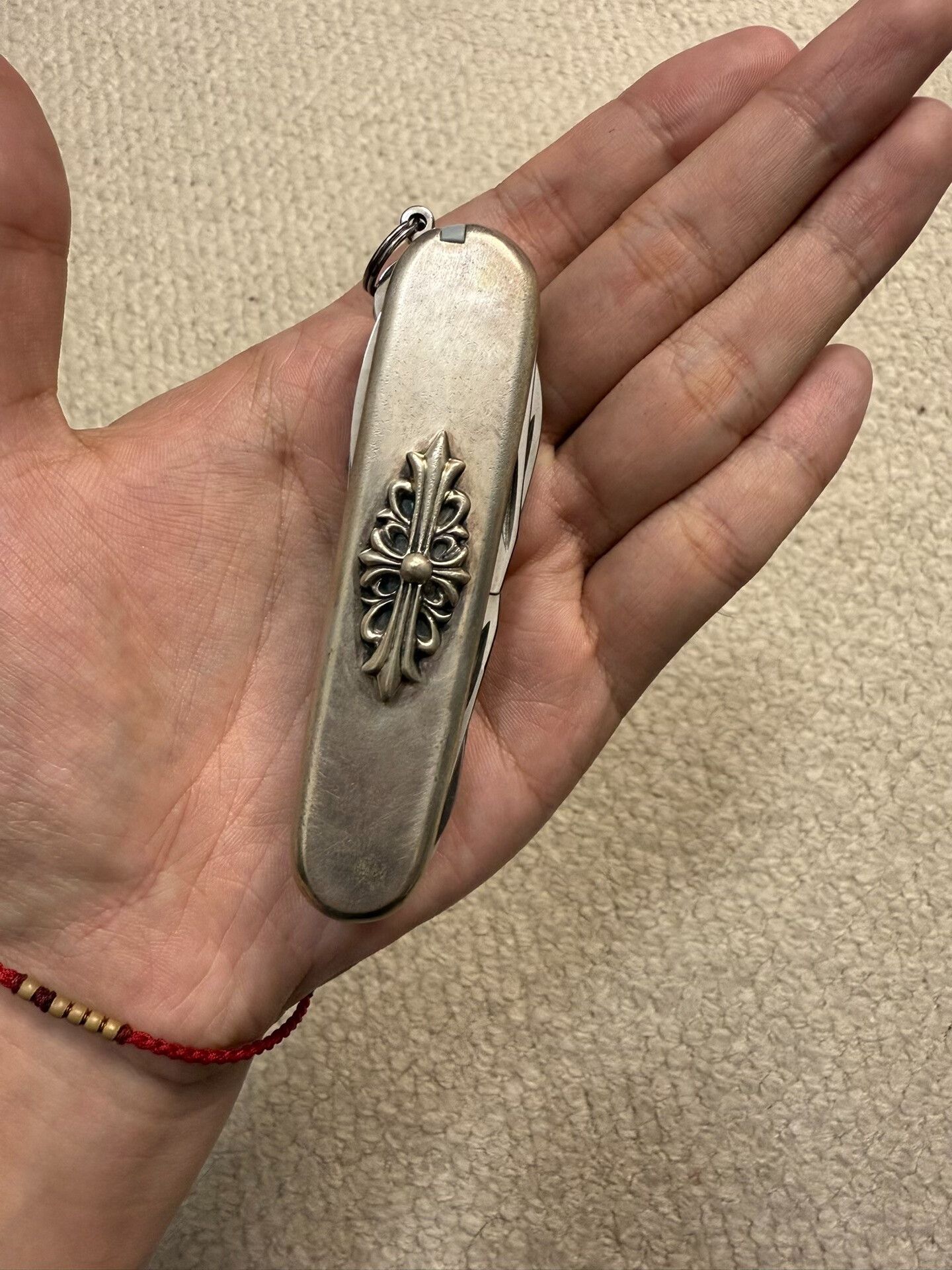 Chrome Hearts Cross Silver Swiss Army Knife