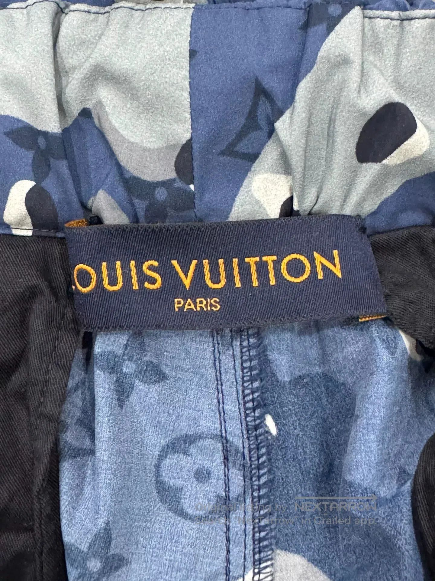Louis Vuitton Louis Vuitton Blue Camo Nylon Casual Pants. Size US 42 / EU 58 - 7 Thumbnail