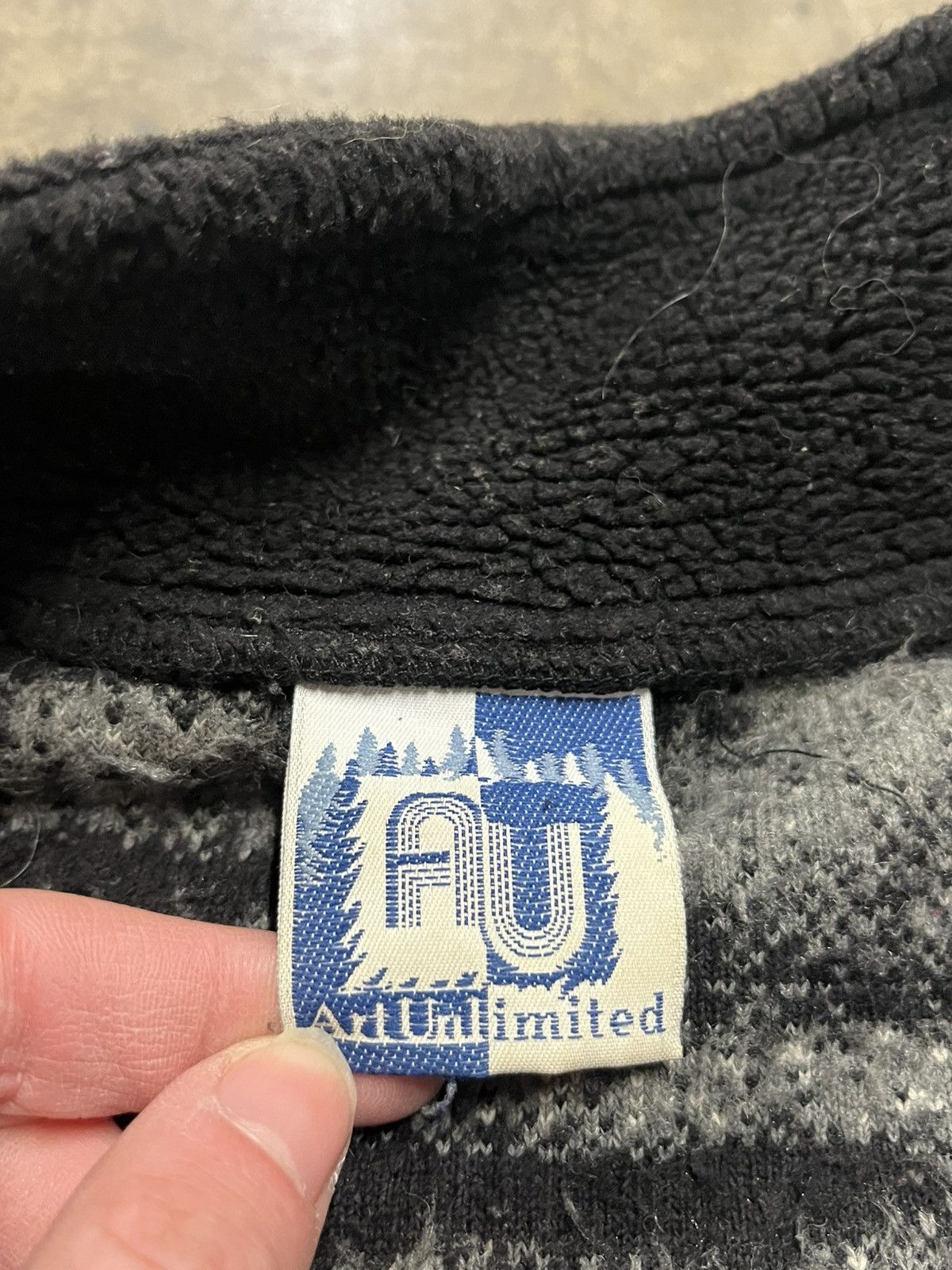 Vintage Vintage AOP Animal wolf fleece vintage streetwear hype Size US M / EU 48-50 / 2 - 9 Thumbnail