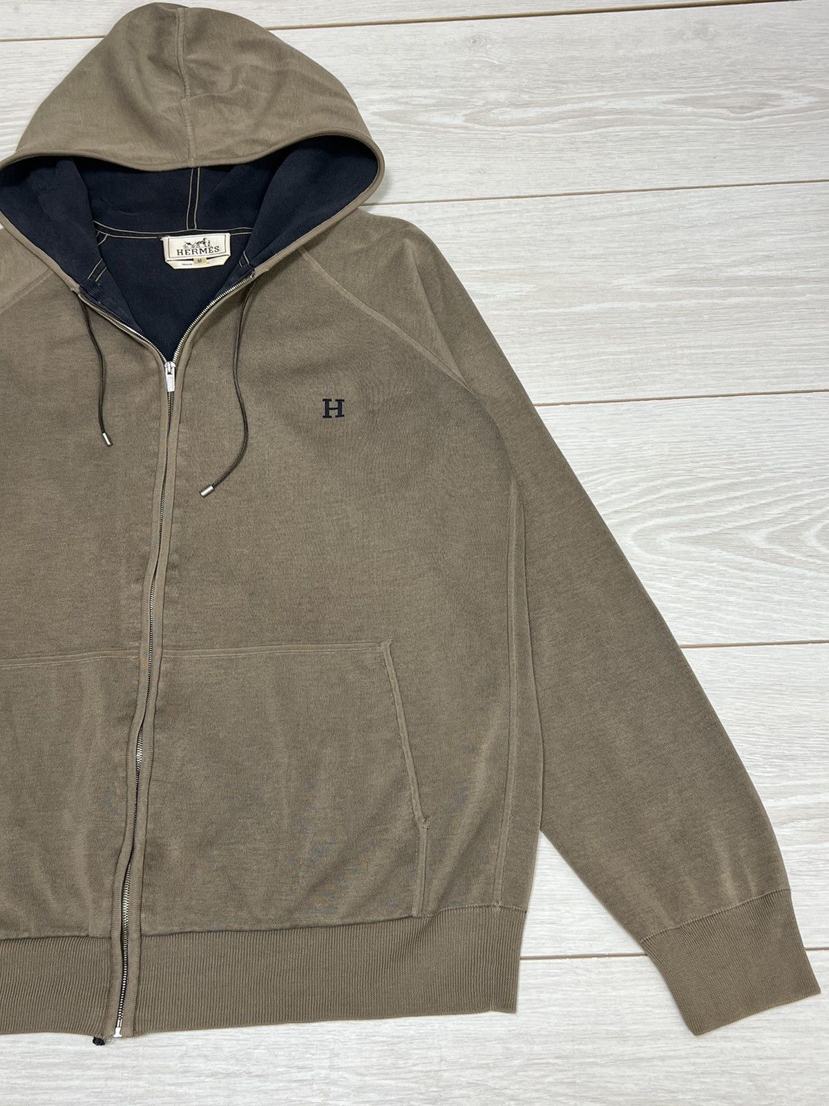 Hermes Hermès Cotton & Cashmere Zip-Up Hoodie & Sweatpants Suit Set Size US M / EU 48-50 / 2 - 4 Thumbnail