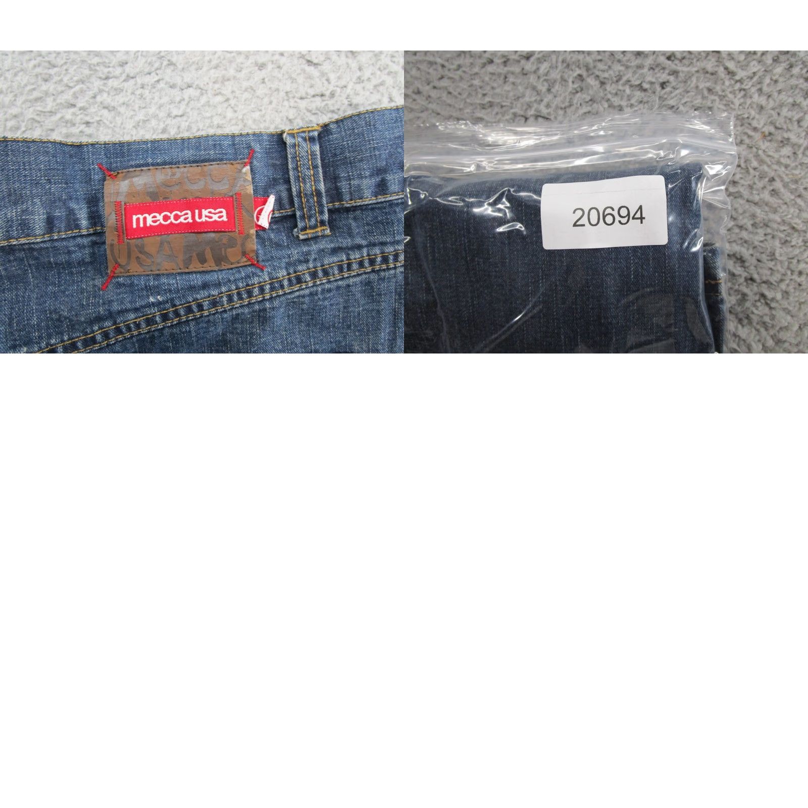 Vintage VINTAGE Mecca Denim Jeans Skater Grunge Carpenter 38x33 Men Read Size US 38 / EU 54 - 10 Thumbnail