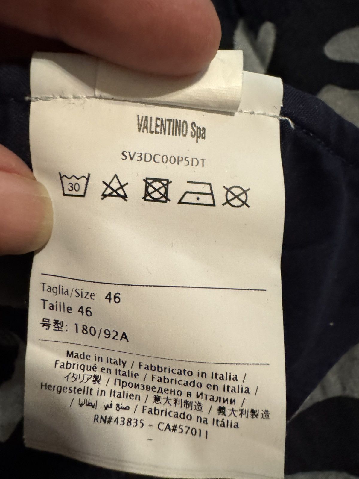 Valentino Camouflage denim jacket Size US S / EU 44-46 / 1 - 8 Thumbnail