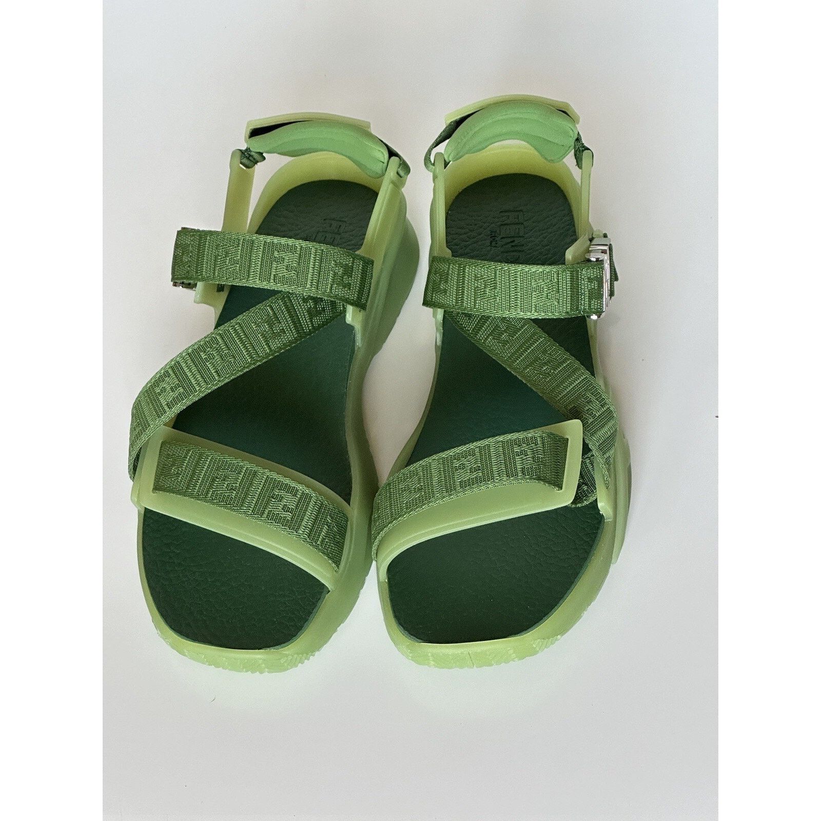 Fendi Fendi Men's FF Strapped Basil Sandals 10 US/ 9 UK 7X1503 Size US 10 / EU 43 - 10 Thumbnail