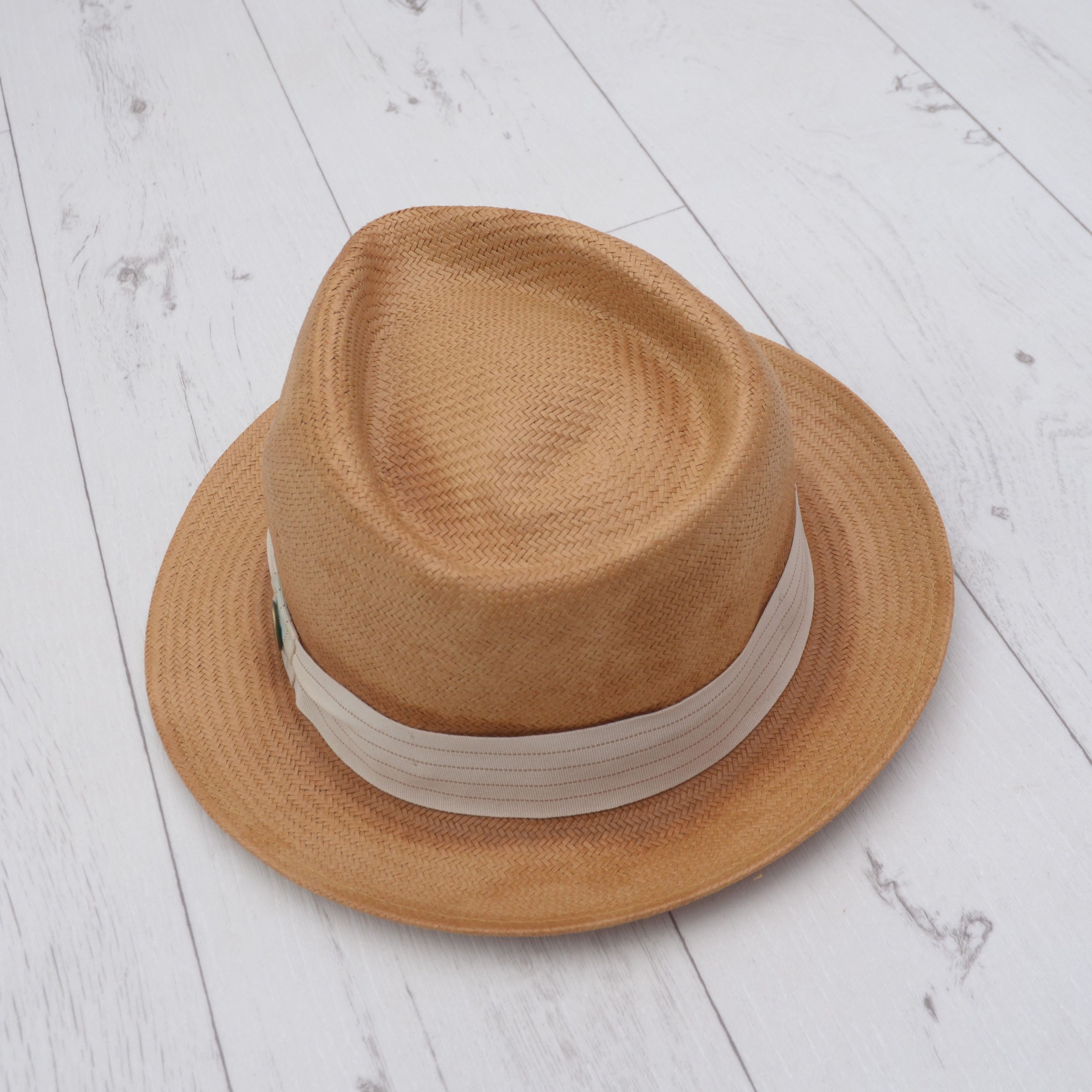 Goorin Bros. Goorin Bros Panama Hat Straw Fedora Ribbon 100% Paper Size ONE SIZE - 3 Thumbnail