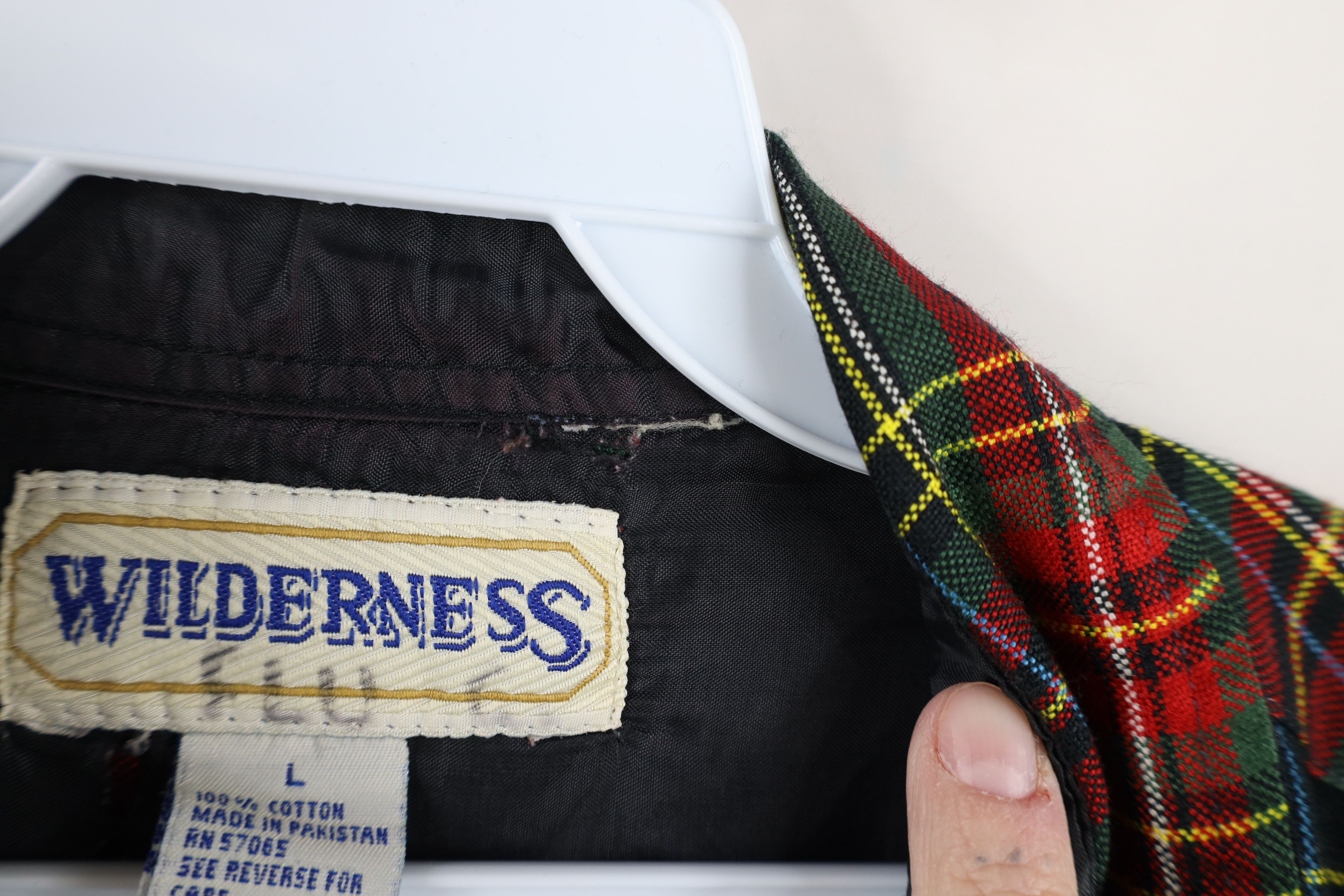 Vintage Vintage 80s 90s Streetwear Double Pocket Button Shirt Plaid Size US L / EU 52-54 / 3 - 5 Thumbnail