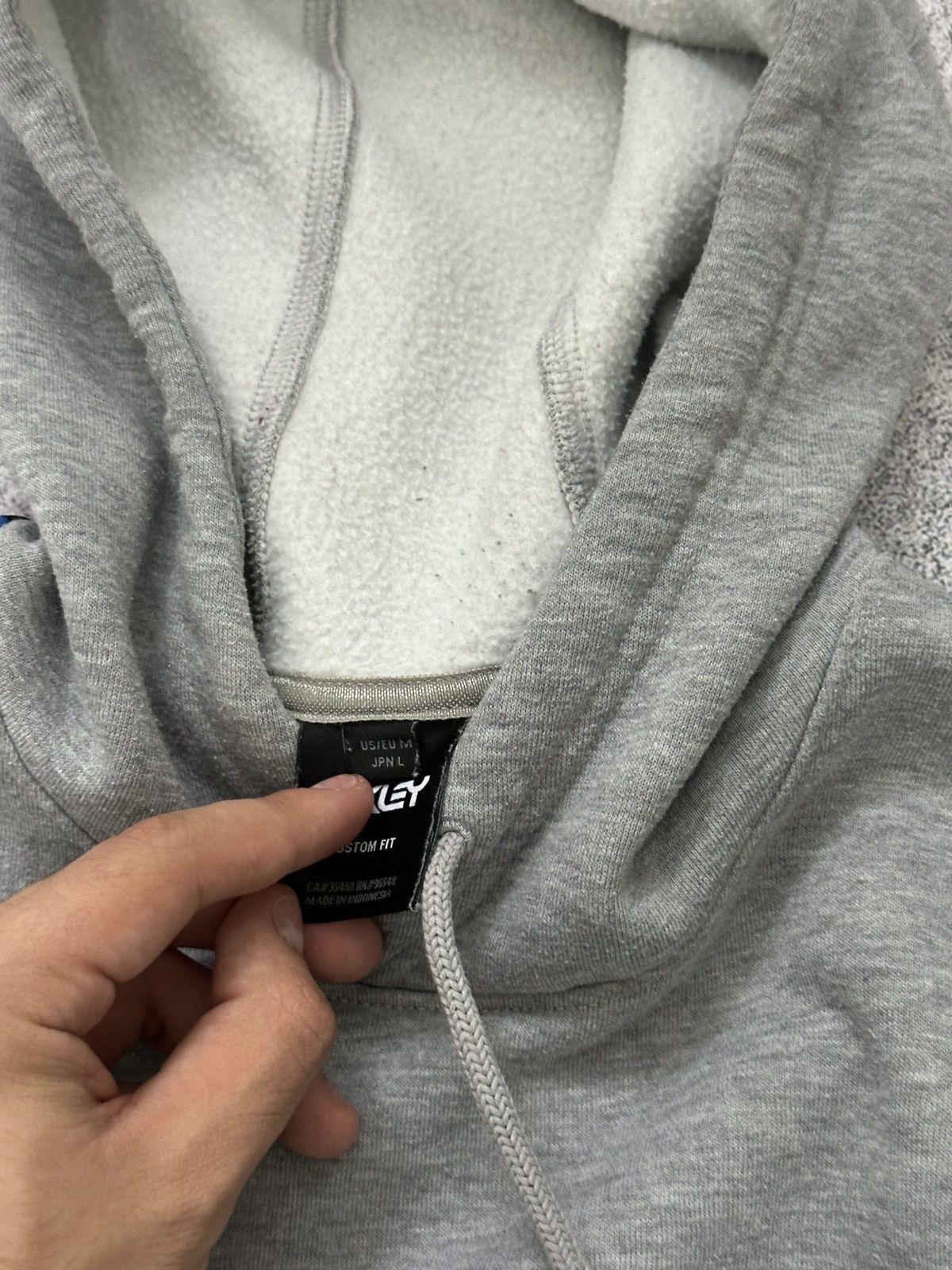 Oakley Oakley Lampas Hoodie Centre Logo Gray Size US M / EU 48-50 / 2 - 9 Thumbnail