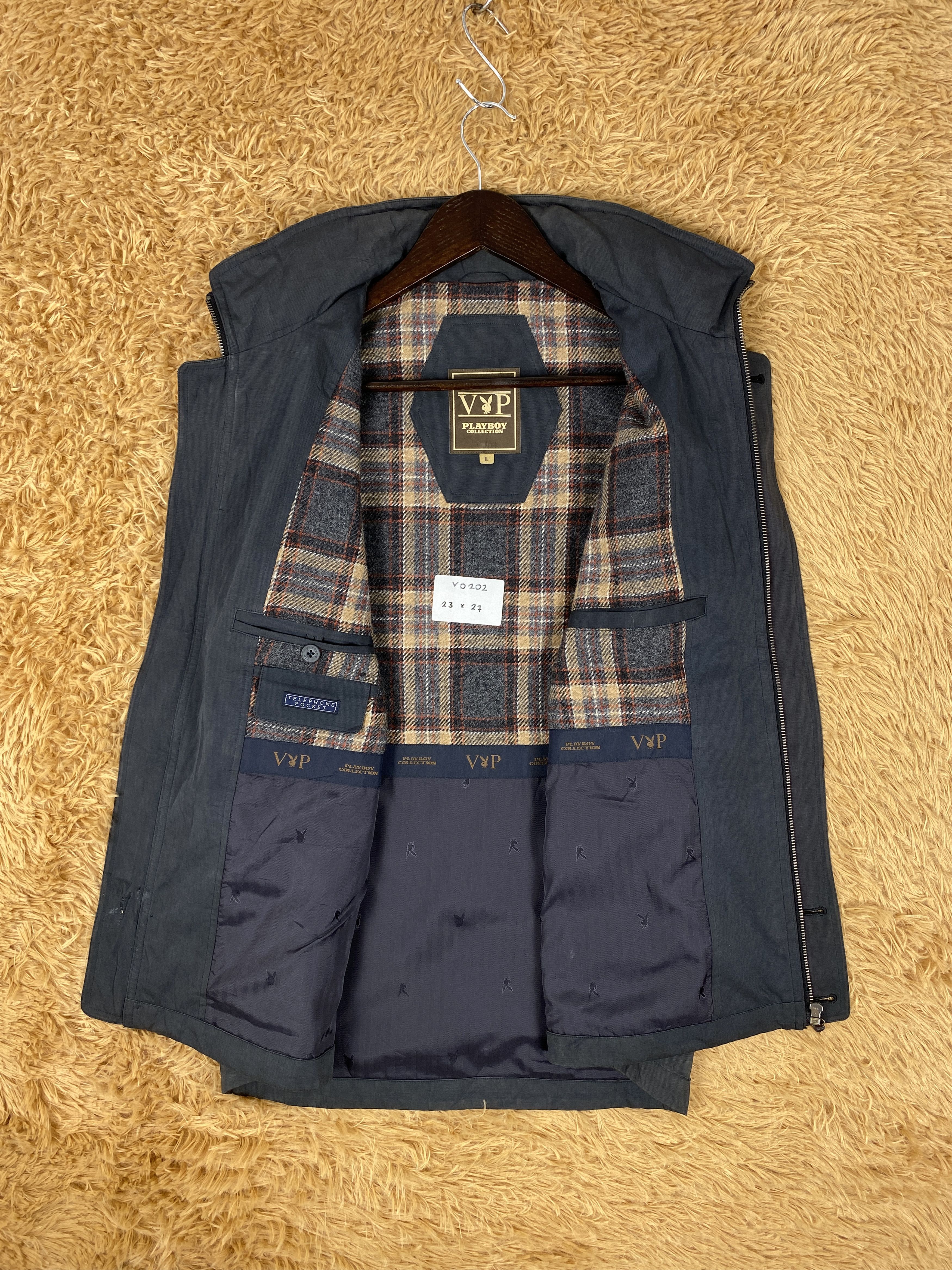 Playboy Vintage Playboy Flannel Lining Vest Size US S / EU 44-46 / 1 - 9 Thumbnail