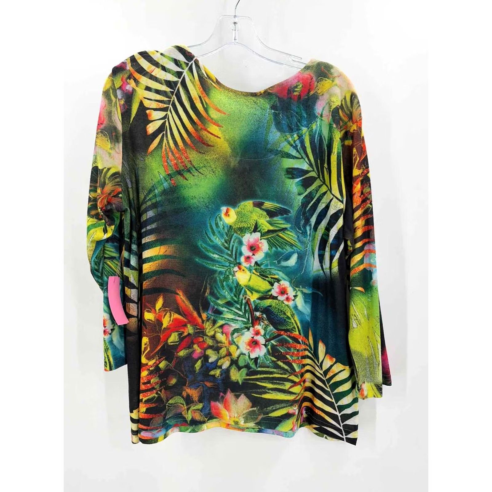 Vintage Pre-Owned Impulse Green Size XL Long Sleeve Blouse Size XL / US 12-14 / IT 48-50 - 3 Thumbnail