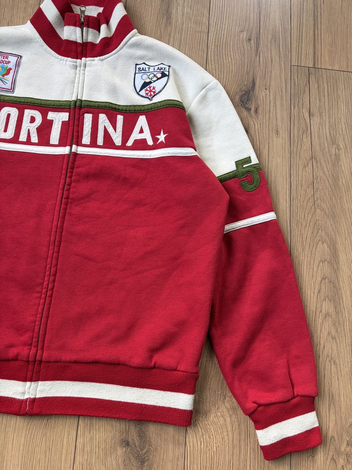 USA Olympics Winter World Cup Italy Cortina Salt Lake Olympic Games Jckt Size US L / EU 52-54 / 3 - 8 Thumbnail
