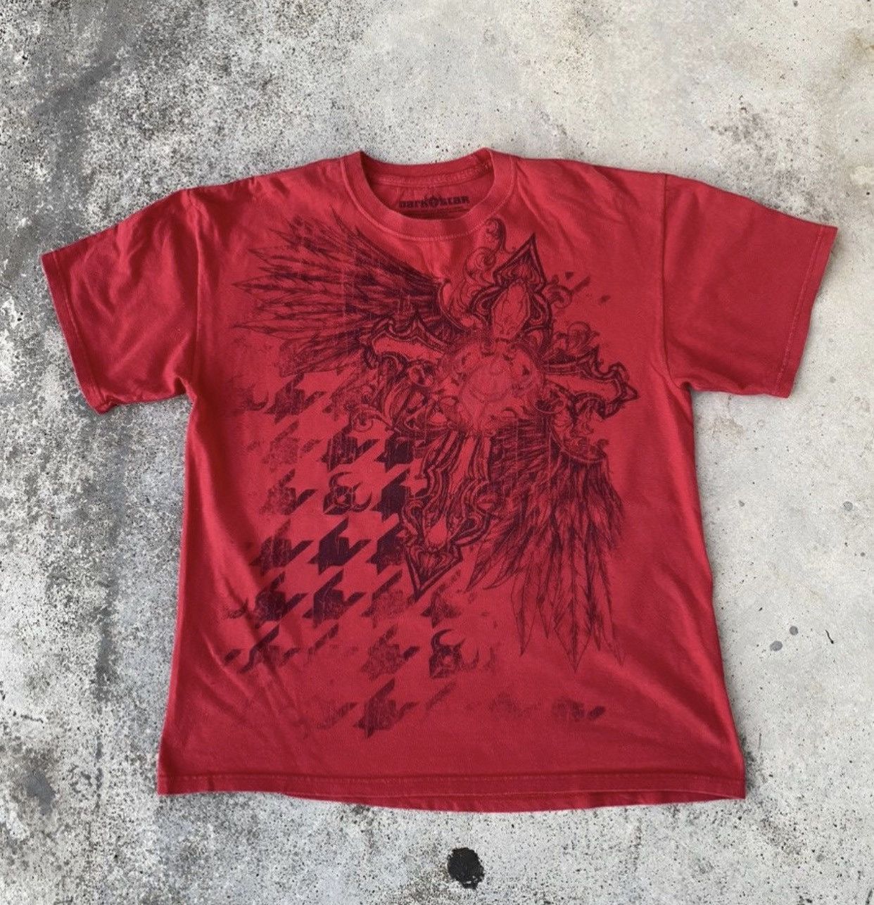 Affliction 2000s Affliction Styled Cross Wings Cyber Tees Size US L / EU 52-54 / 3 - 1 Thumbnail