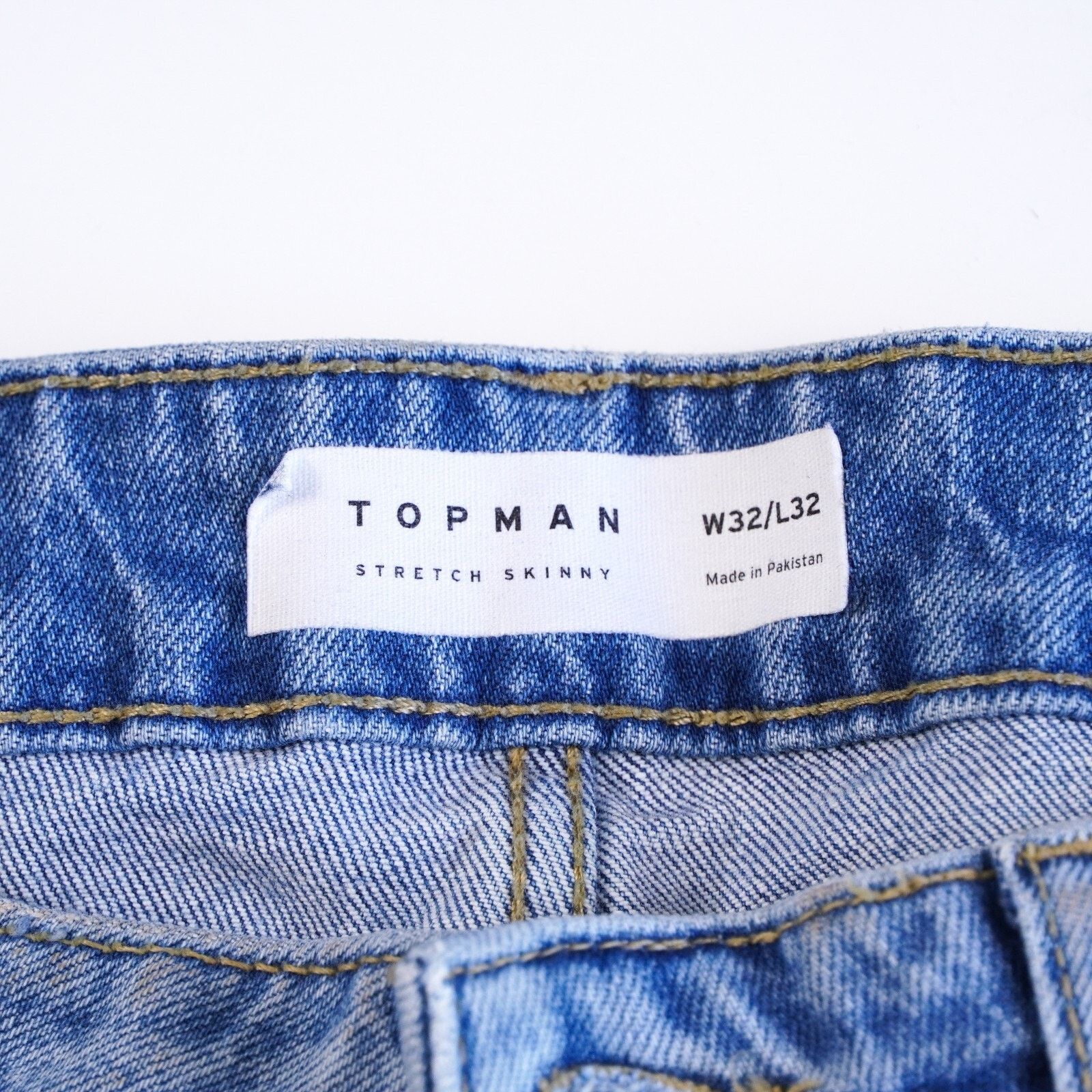 Topman Topman Denim Stretch Skinny Jeans Straight Leg Pants W32 L32 Size US 32 / EU 48 - 7 Thumbnail