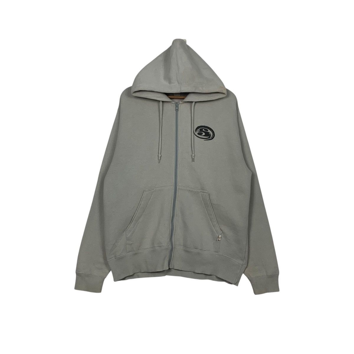 Vintage FAF INTERNATIONAL Big Logo Surfing Zipper Hoodies #2529-C114 Size US L / EU 52-54 / 3 - 4 Thumbnail