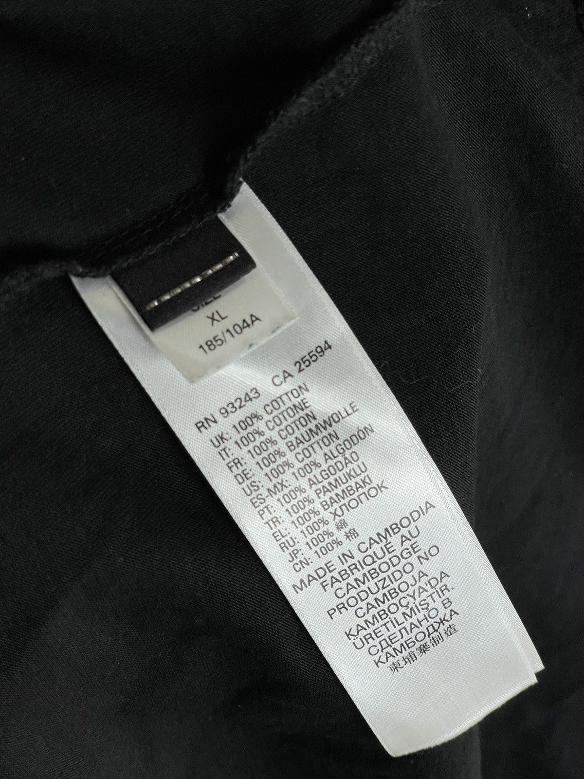 Diesel × Vintage Vintage Diesel T-Shirt Big Logo 2000s Hype Y2K Black Size US XL / EU 56 / 4 - 10 Thumbnail