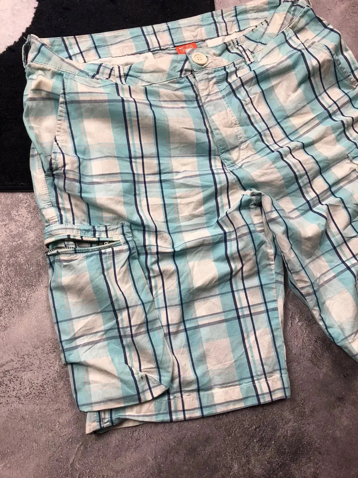Nike NIKE Vintage Hype Cargo Checkered Shorts Streetwear MiniLogo Size US 34 / EU 50 - 3 Thumbnail