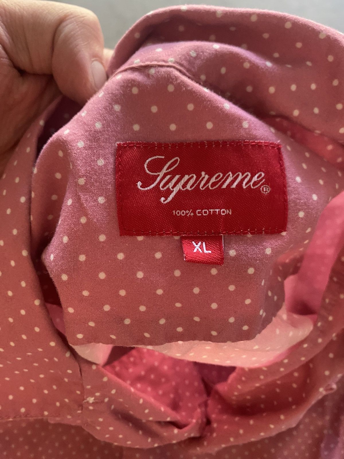 Supreme Supreme Shirt Pink Button Up Size US XL / EU 56 / 4 - 3 Thumbnail