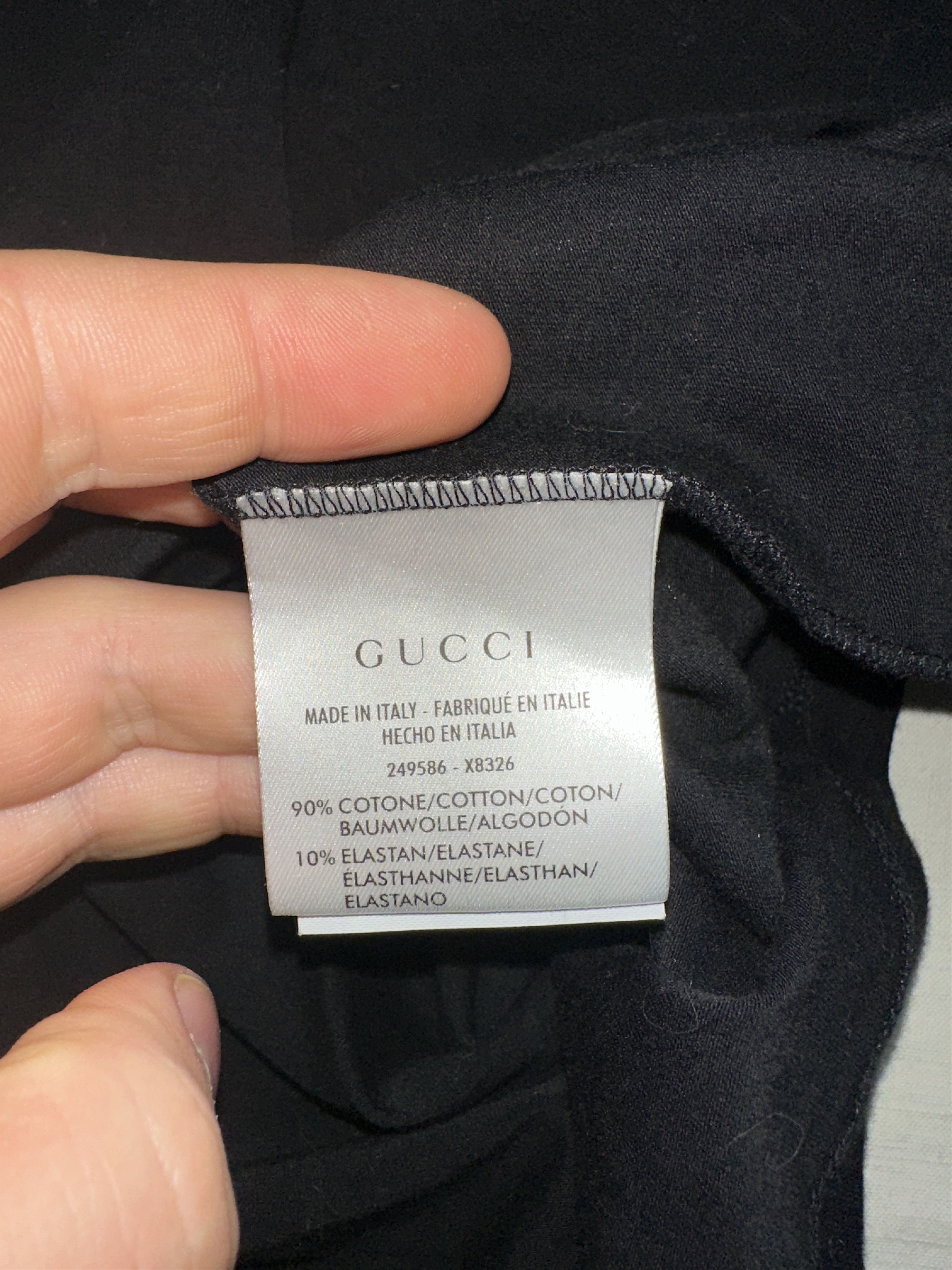 Gucci Gucci Black Web Buckle Stretch Top Sweater Pullover Size L Size L / US 10 / IT 46 - 10 Thumbnail