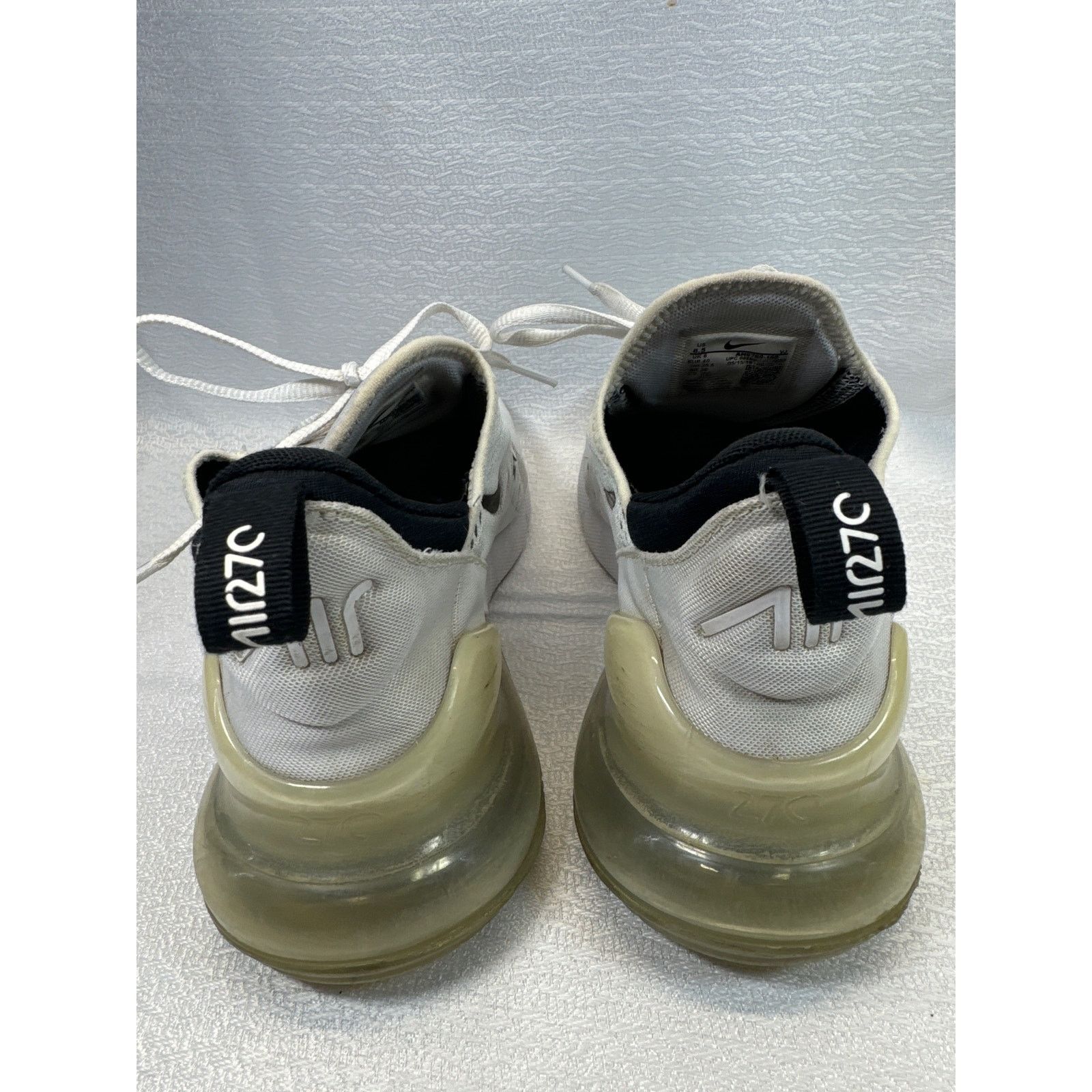 Nike Nike Air Max 270 Mesh White Running Sneakers women sz 8.5 Size US 8.5 / IT 38.5 - 4 Thumbnail