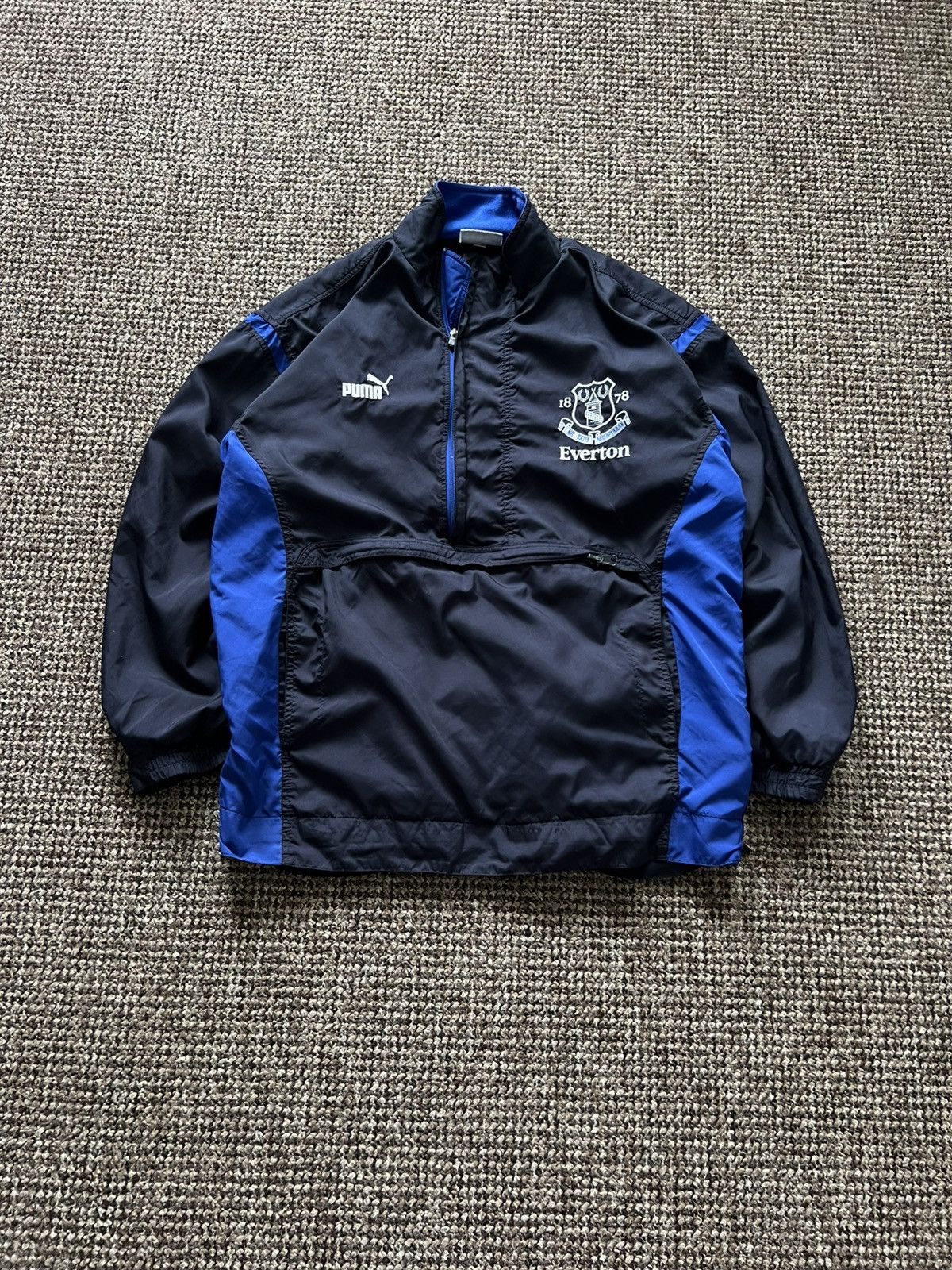 Puma Vintage Puma Everton 2000 2002 Training Jacket Track Soccer Size US M / EU 48-50 / 2 - 3 Thumbnail