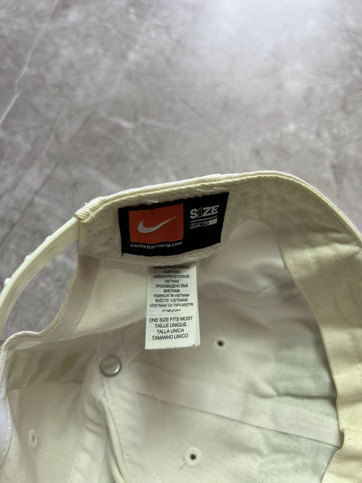 Nike × Vintage Nike Vintage Cap Rare 90s Size ONE SIZE - 9 Thumbnail
