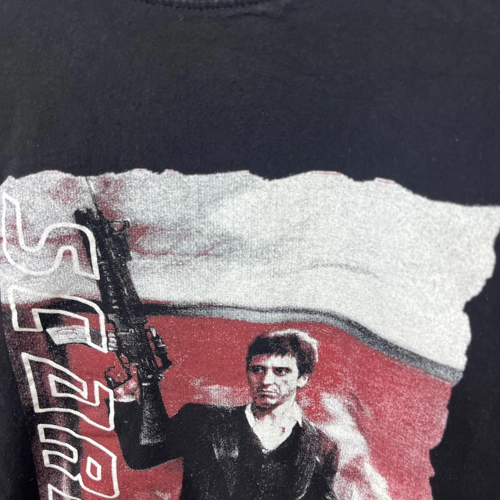Vintage Vintage 90s Scarface Tony Montana T Shirt XL Size US XL / EU 56 / 4 - 4 Thumbnail