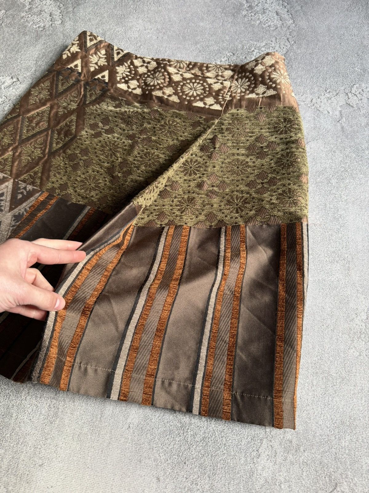 Other Katharina Hovman I48/GB16 avantgarde retro vintage skirt 90s Size 34" / US 12 / IT 48 - 9 Thumbnail