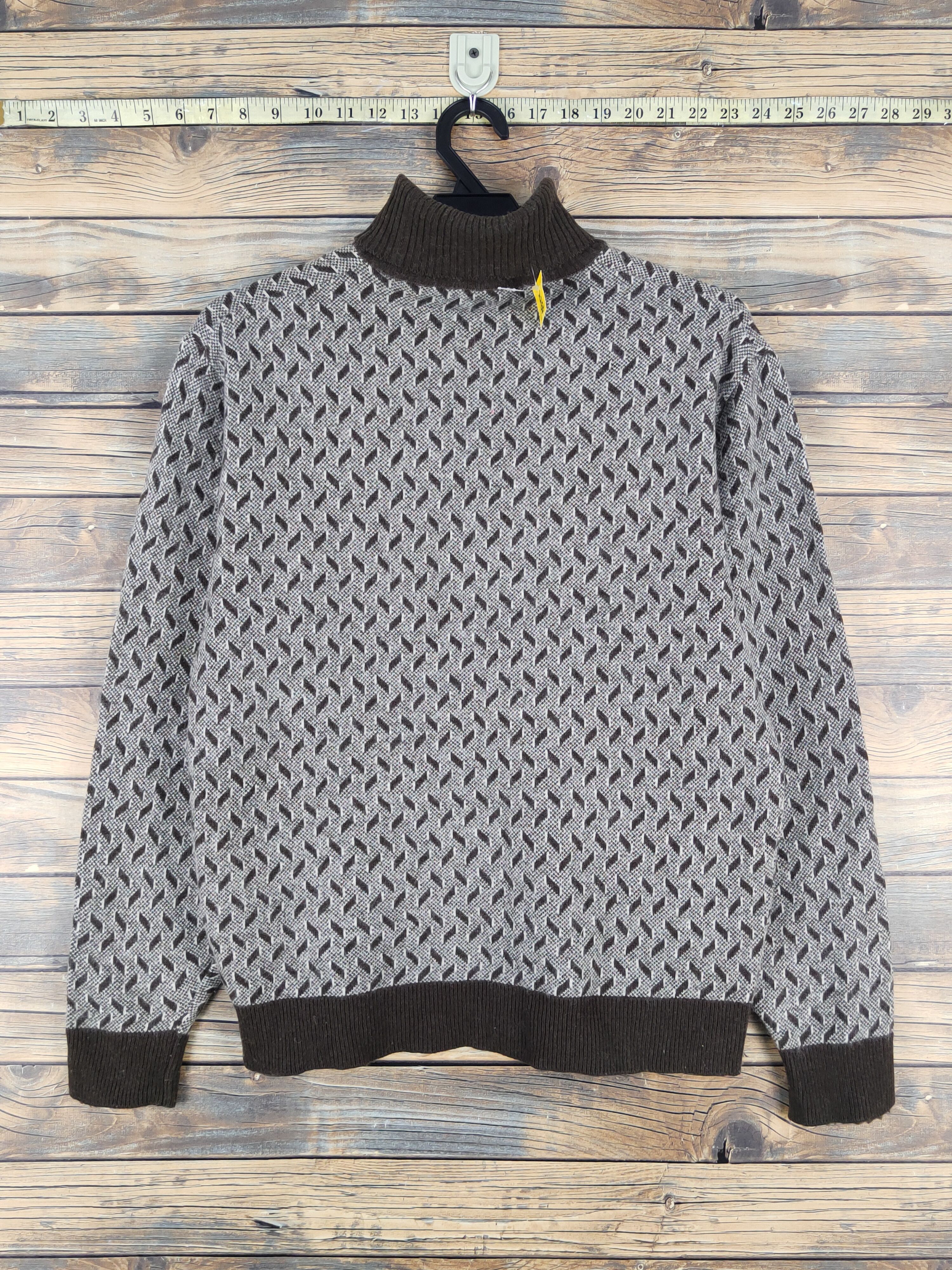 Homespun Knitwear × Japanese Brand × Vintage Cross Brown Knitwear vintage Sweatshirts #W1553 Size US S / EU 44-46 / 1 - 7 Thumbnail