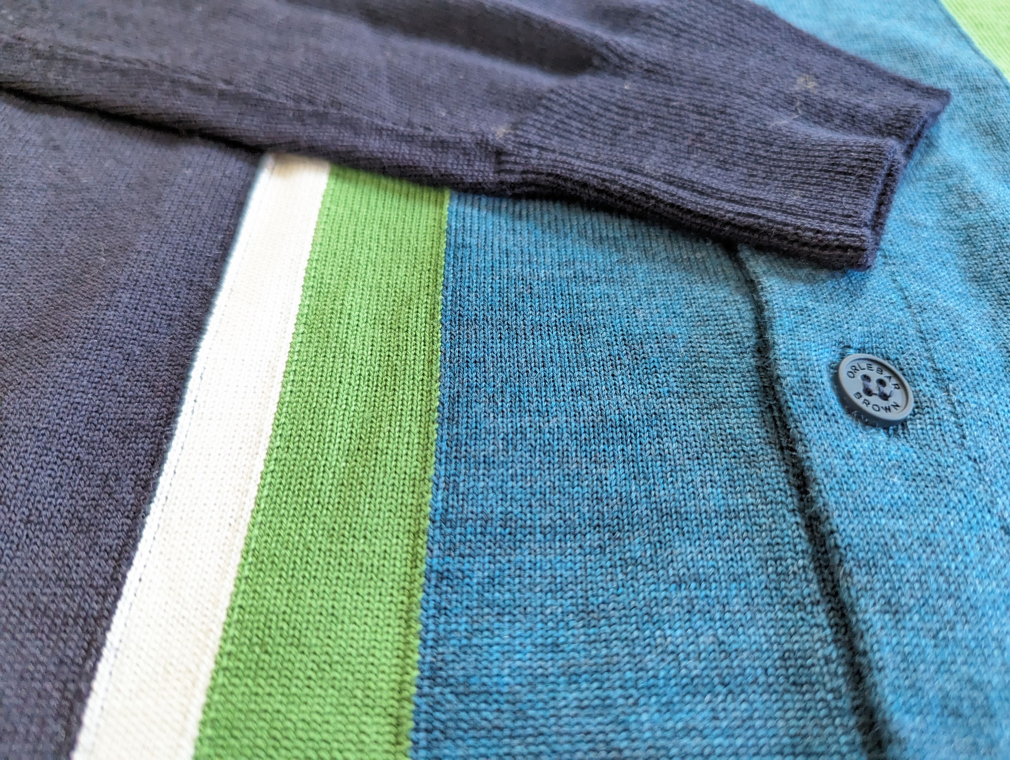 Orlebar Brown Merino Knit Polo Shirt Size US M / EU 48-50 / 2 - 9 Thumbnail