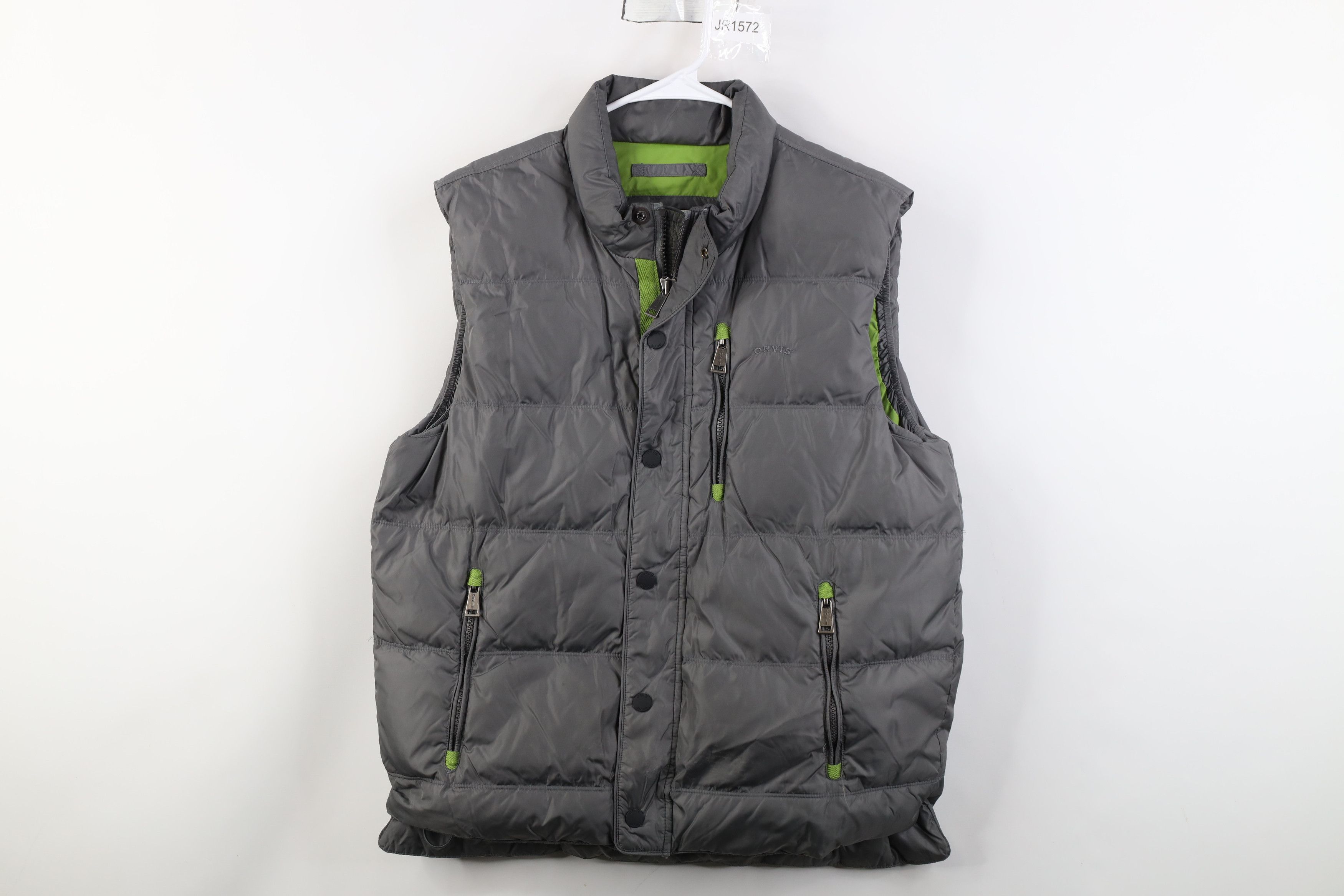 Orvis Vintage Y2K Orvis Hiking Duck Down Puffer Vest Jacket Gray Size US M / EU 48-50 / 2 - 1 Thumbnail