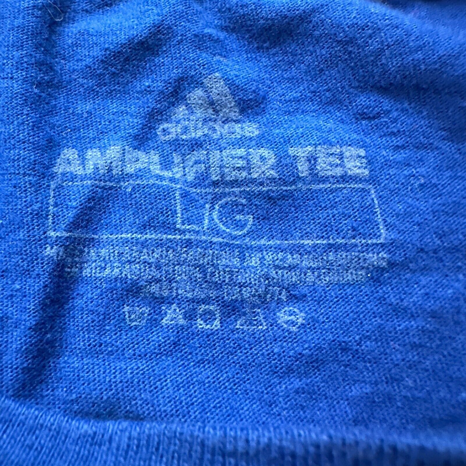 Adidas Adidas Amplifier Kansas Jayhawks T-Shirt Men L Blue Graphics Size US L / EU 52-54 / 3 - 5 Thumbnail