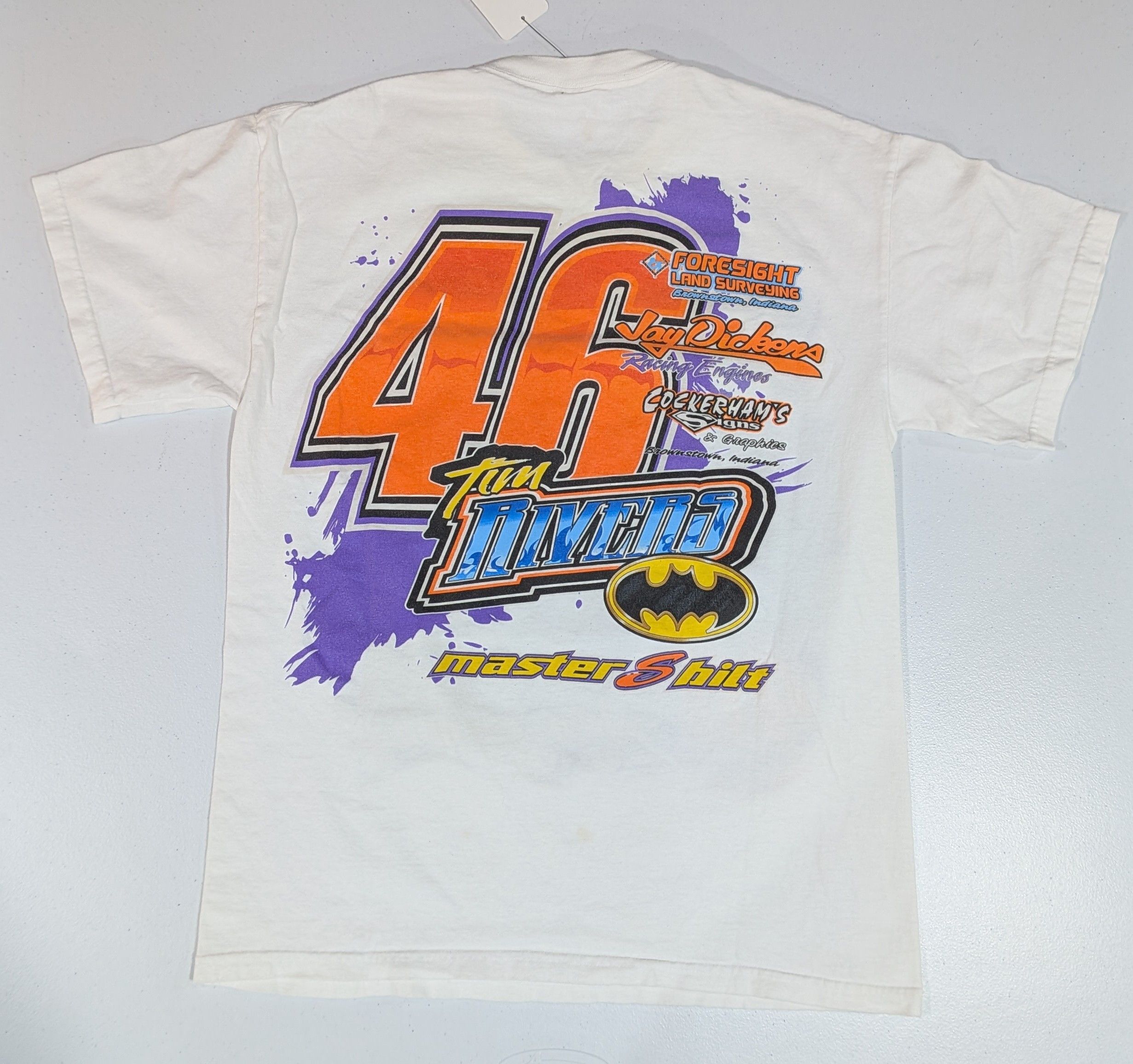 Gildan 2000s Tim Rivers Batman Racing Tee Size US M / EU 48-50 / 2 - 4 Thumbnail