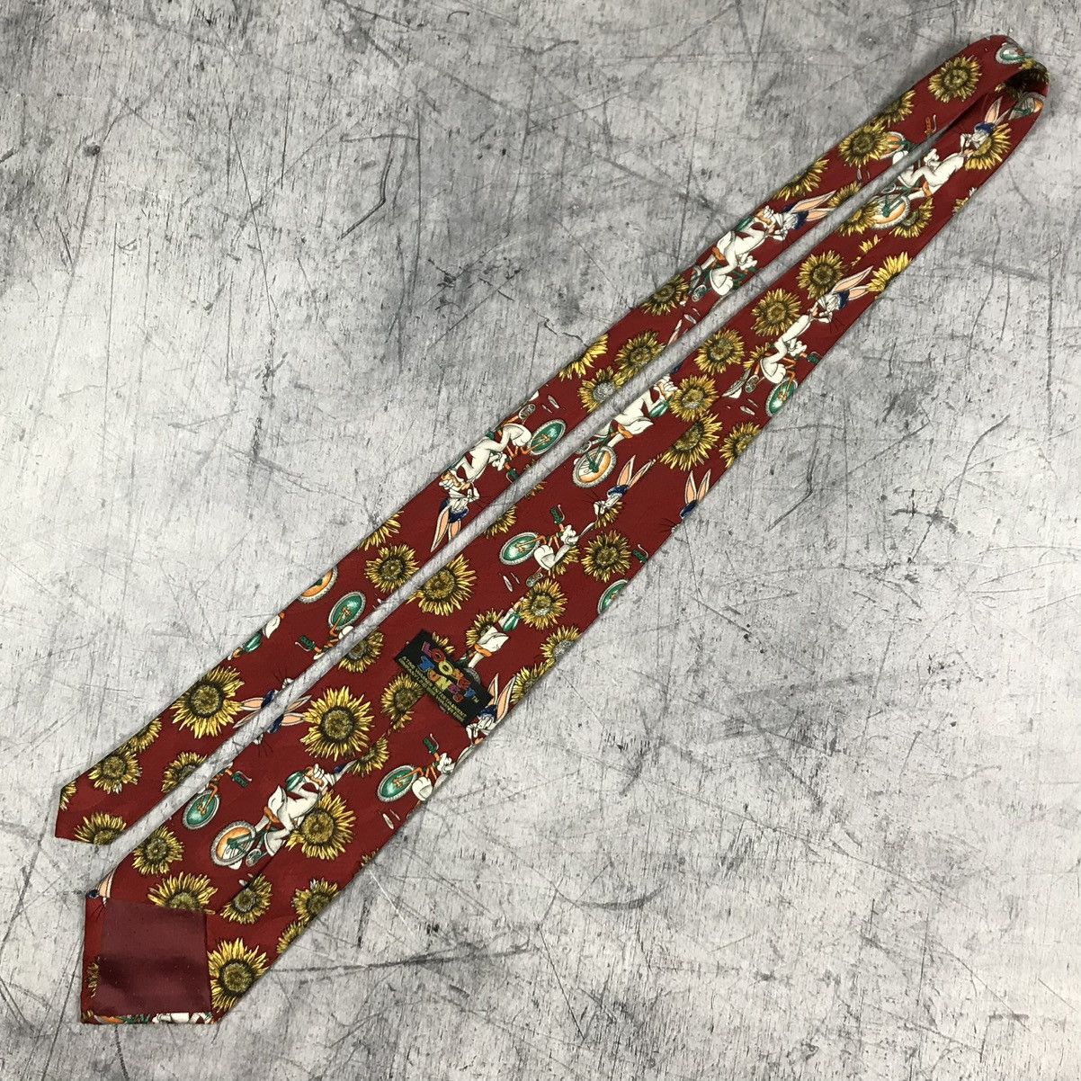 Warner Bros Vintage 1995 Bugs Bunny Looney Tunes Tie Size ONE SIZE - 8 Thumbnail