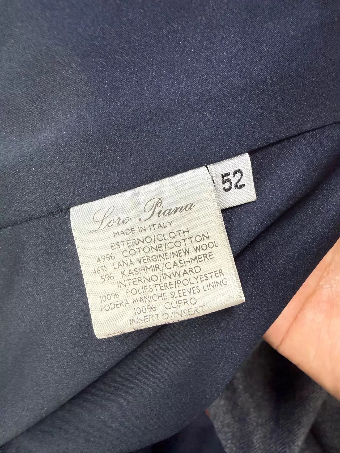Loro Piana Loro Piana Men's Wool Jacket 52 Near New Size US L / EU 52-54 / 3 - 6 Thumbnail