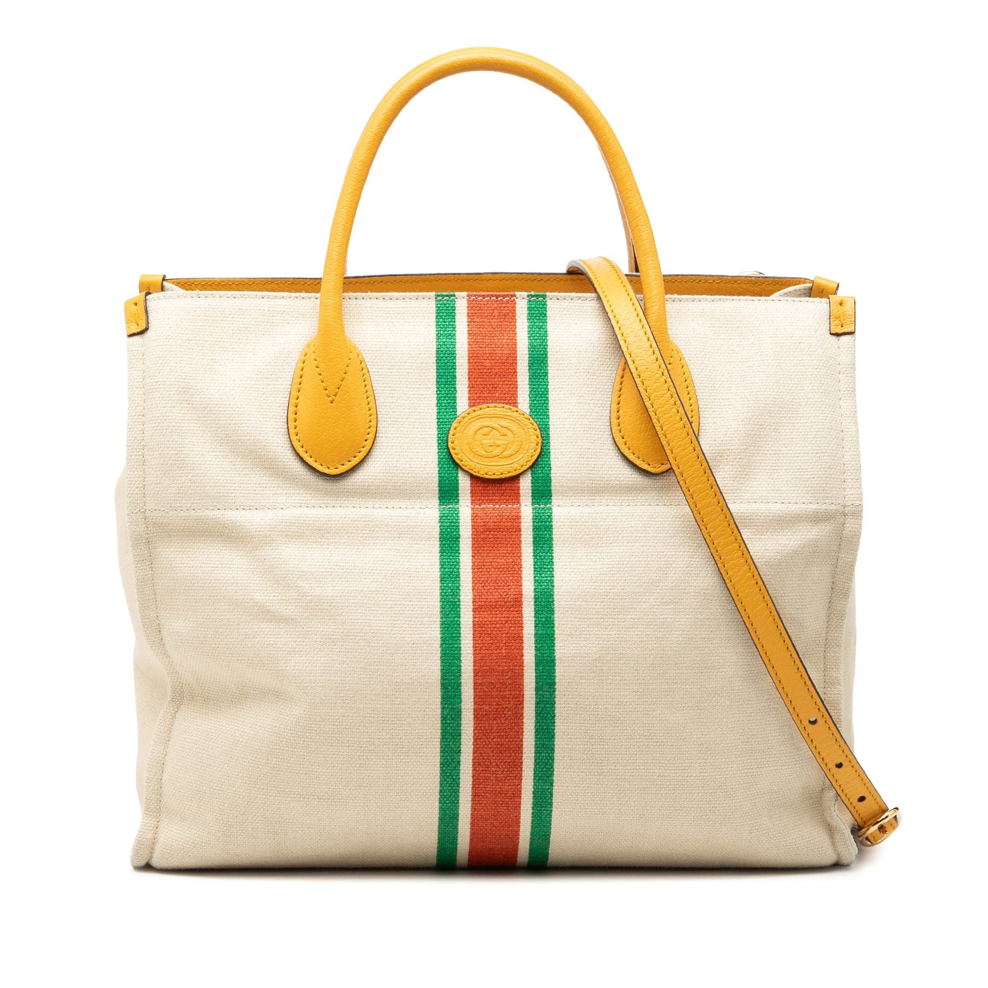 Gucci Canvas Foldable Web Tote Size ONE SIZE - 1 Thumbnail