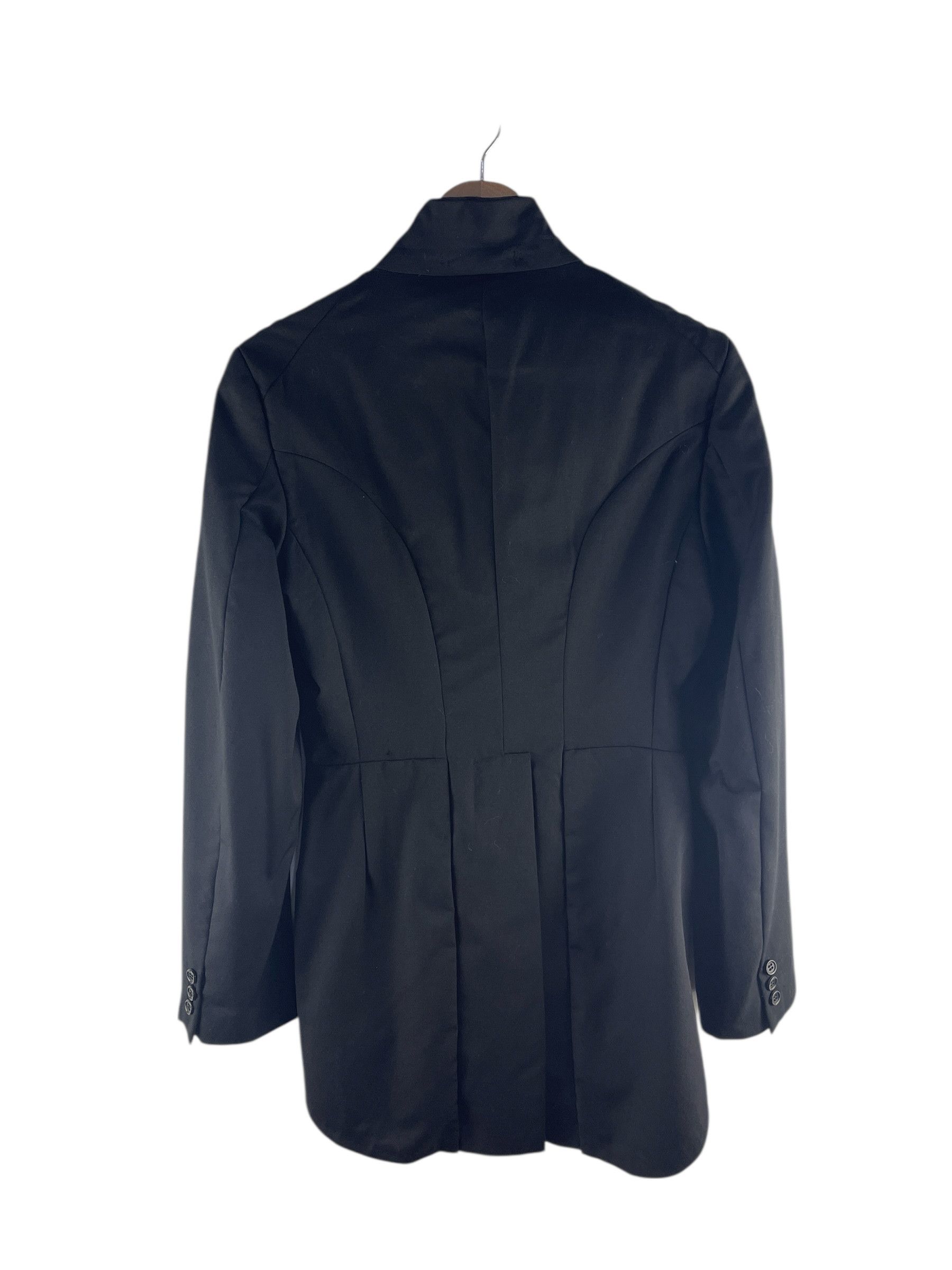 Comme des Garcons CDG BLACK Curved Panel Wool Blazer Japanese Avant Tailoring Size S / US 4 / IT 40 - 2 Thumbnail