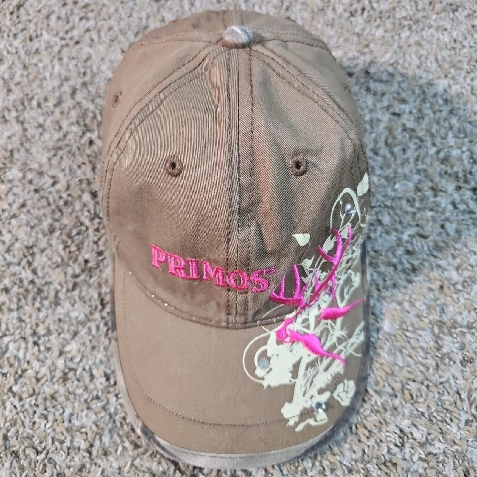 Other Primos Speak The Language Bejeweled Pink Letter hat Elk Hunt Size ONE SIZE - 3 Thumbnail