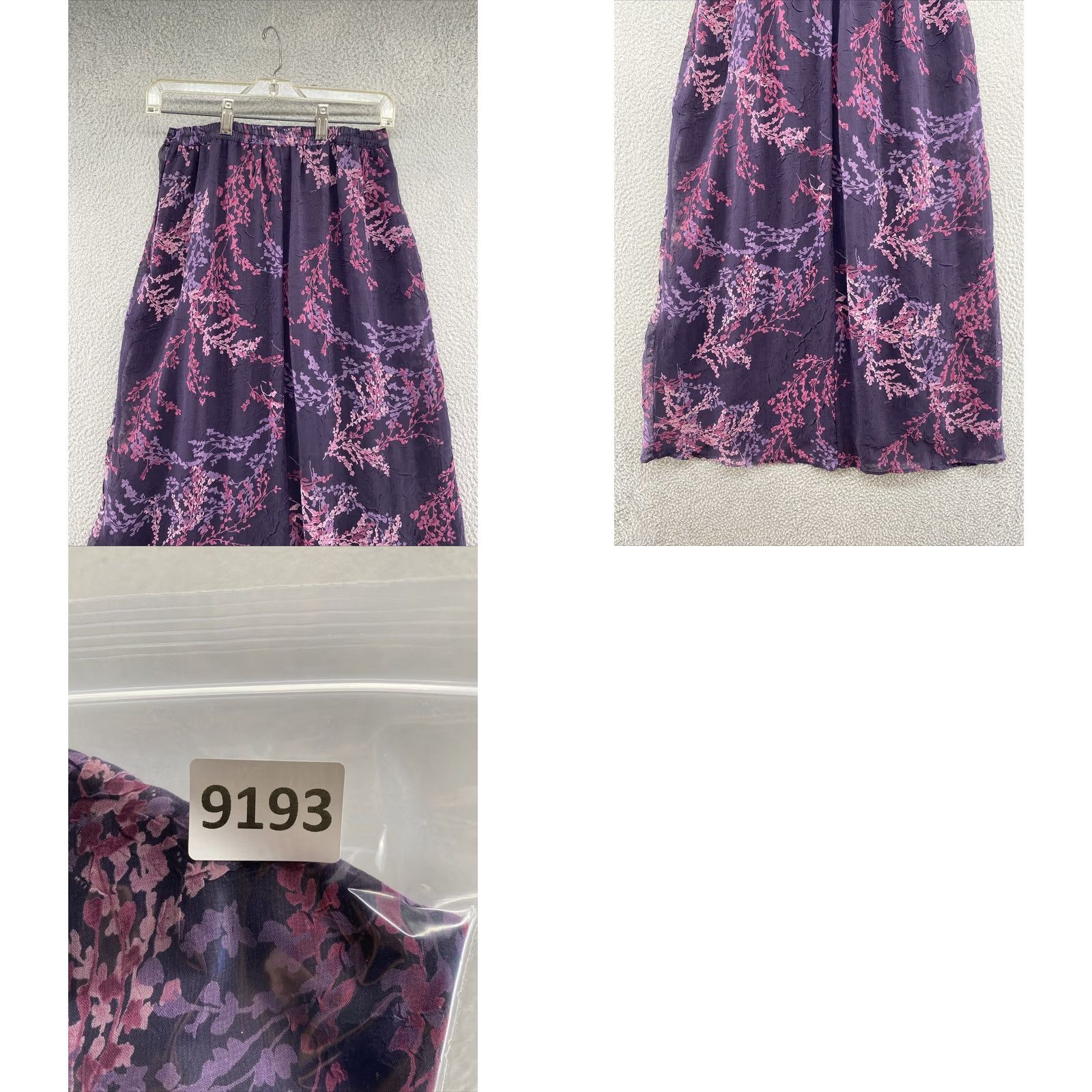 Vintage VINTAGE Dress Barn Pull On A Line Long Lined Floral Skirt Size 6 USA Made Size 28" / US 6 / IT 42 - 8 Thumbnail
