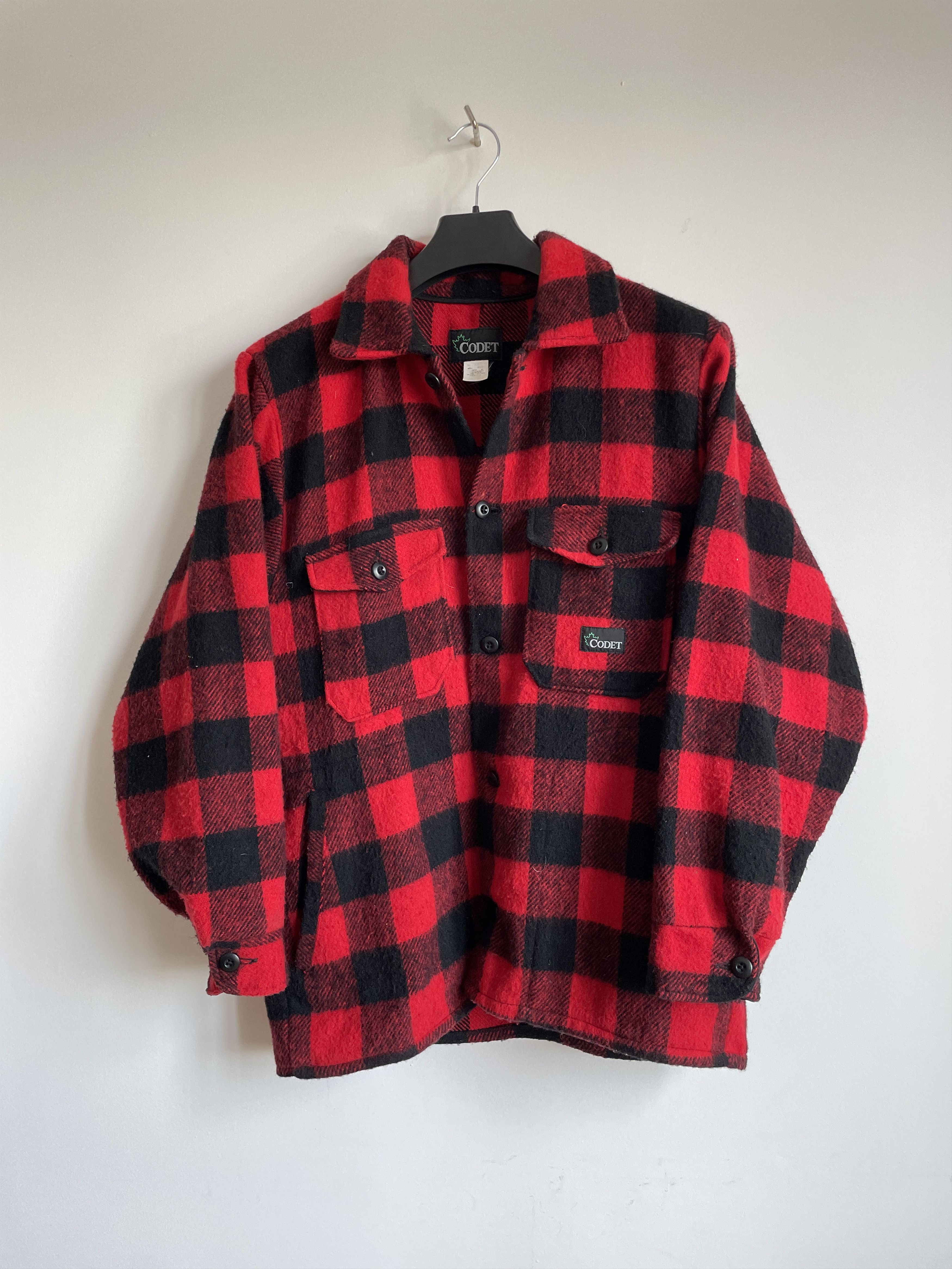 Codet 90's Made in Canada Mackinaw Buffalo Plaid Overshirt