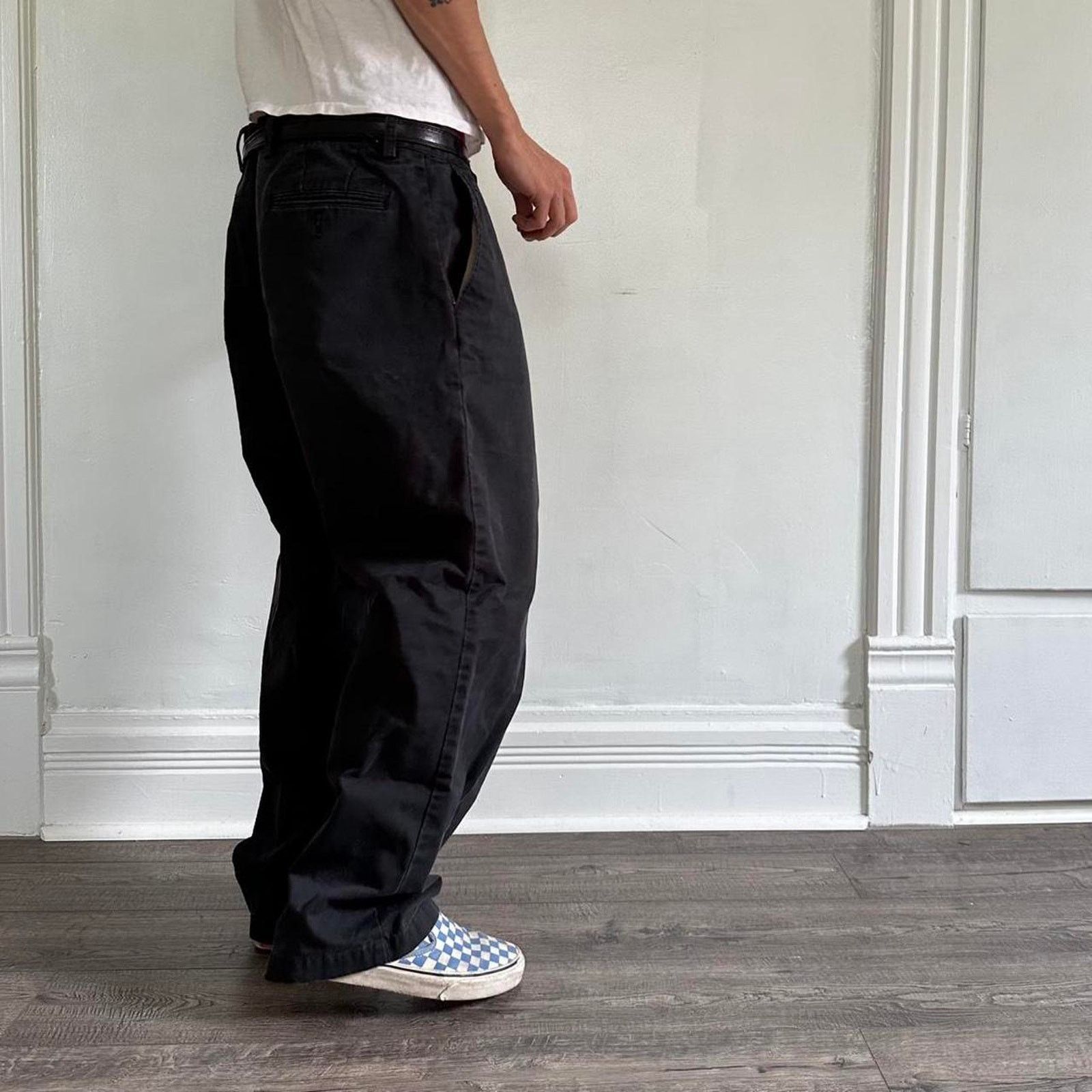 Vintage Vintage 00s Baggy Relaxed Heavy Cotton Faded Work Pant Size US 36 / EU 52 - 3 Thumbnail