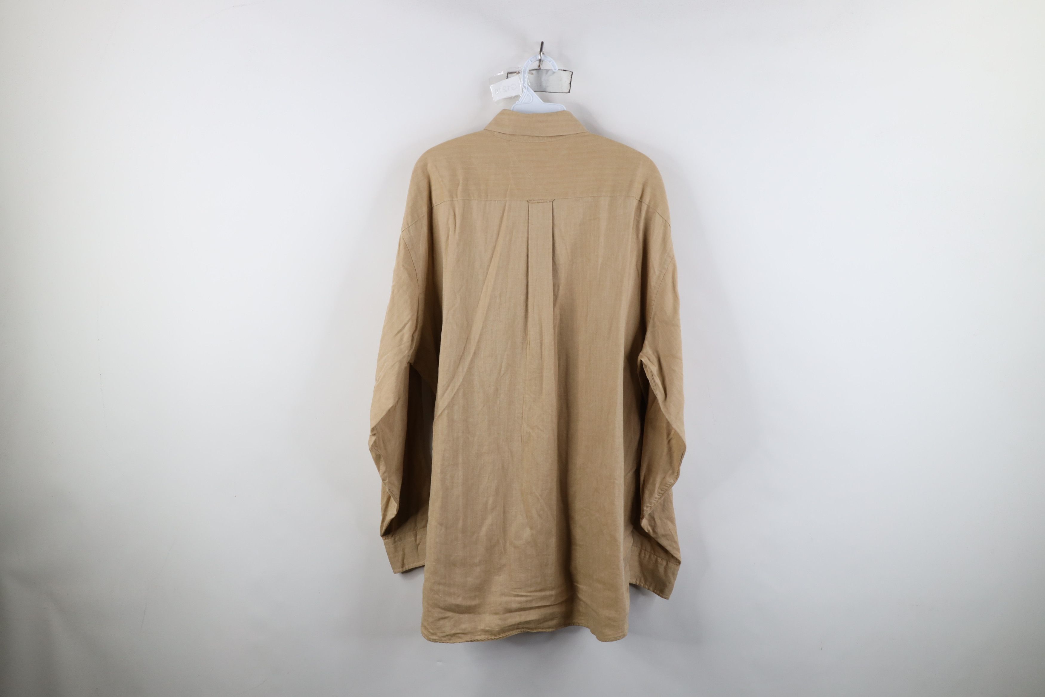 Tommy Hilfiger Vintage 90s Tommy Hilfiger Herringbone Button Down Shirt Size US M / EU 48-50 / 2 - 10 Thumbnail