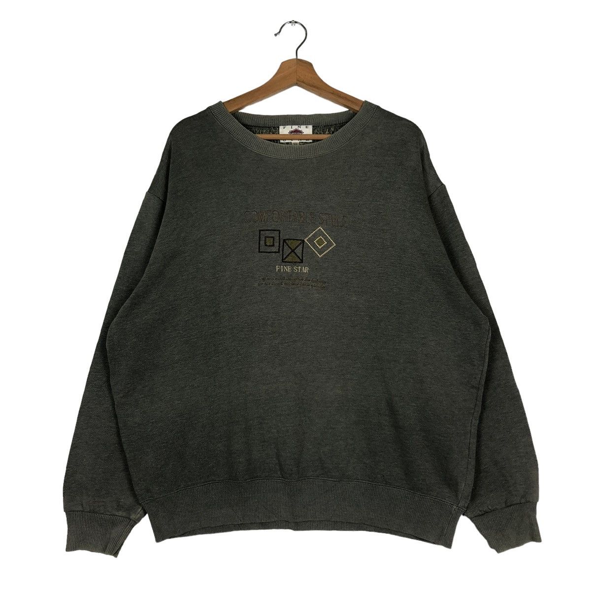 Japanese Brand × Vintage 🔥VINTAGE SWEATSHIRT CREWNECK FINE STAR ISSEY MIYAKE Size US L / EU 52-54 / 3 - 1 Thumbnail