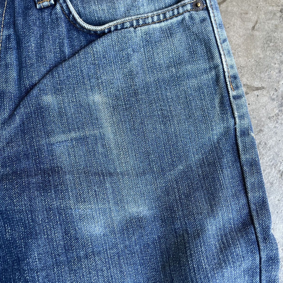 Edwin 🔥Vintage Edwin 404 Washed Ripped Distress Denim Jeans Size US 32 / EU 48 - 12 Thumbnail