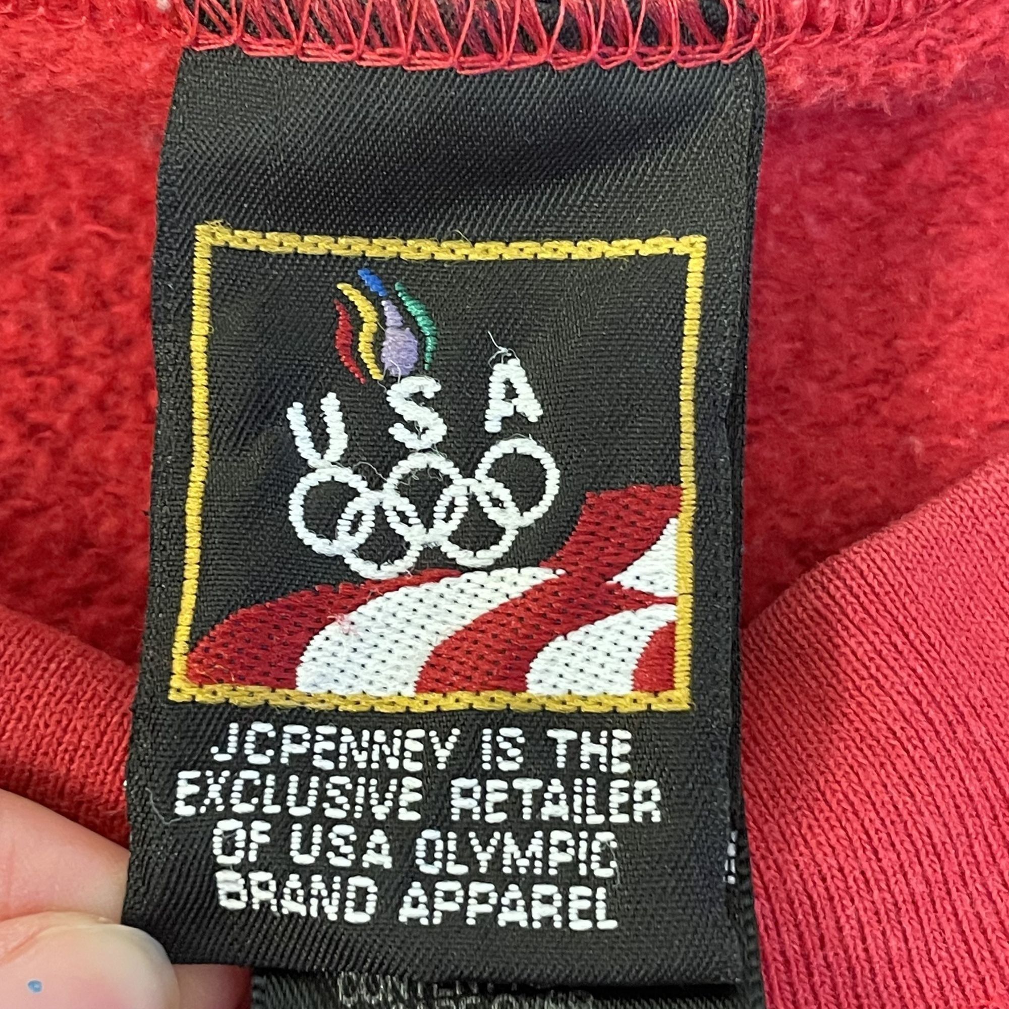 Other Vtg JcPenney USA OLYMPIC LOGO Athletic Workout Sweatshirt Size US M / EU 48-50 / 2 - 5 Thumbnail