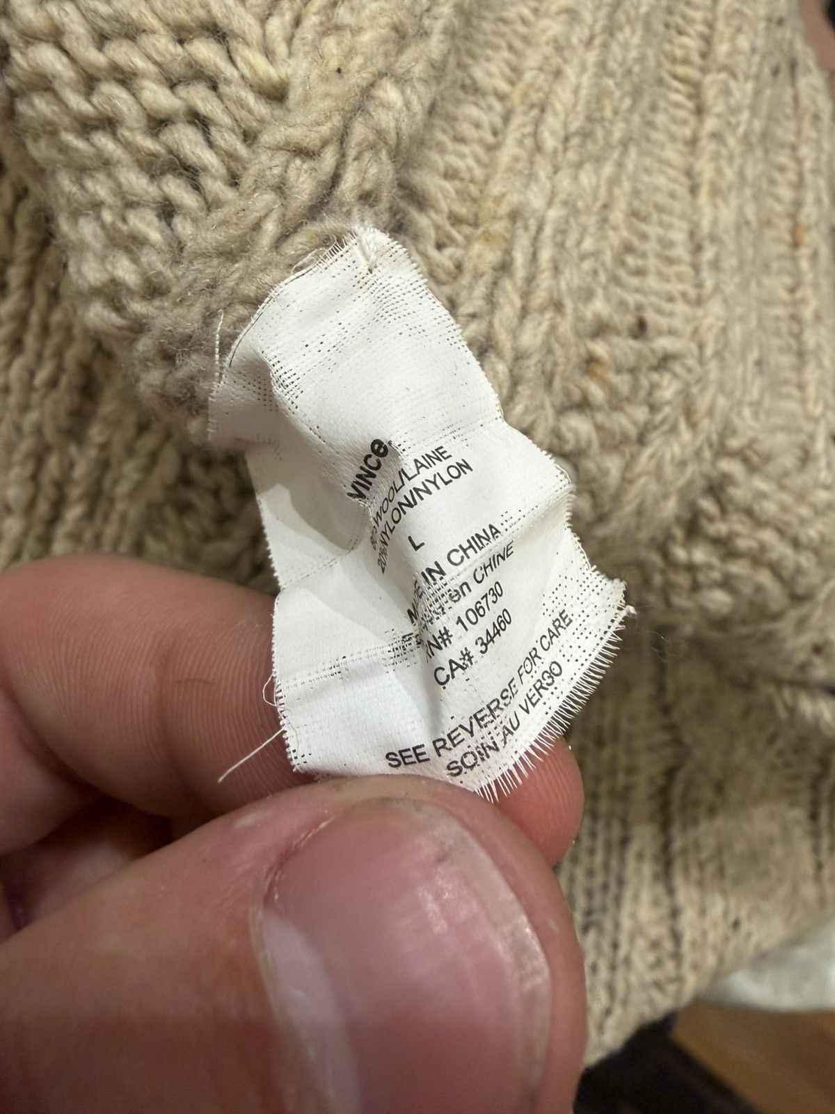 Vince Vince. Cableknit Sweater Hoodie Size US L / EU 52-54 / 3 - 5 Thumbnail