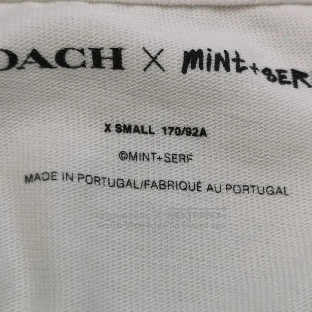 Louis Vuitton Coach x Mint+Serf XS Cotton Graffiti Logo T. Size US XS / EU 42 / 0 - 7 Thumbnail